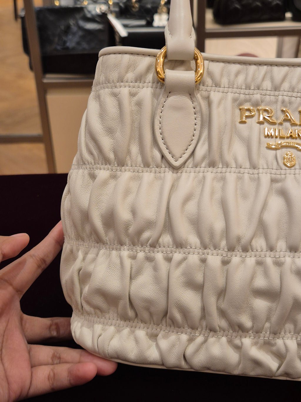 Prada Gaufree White