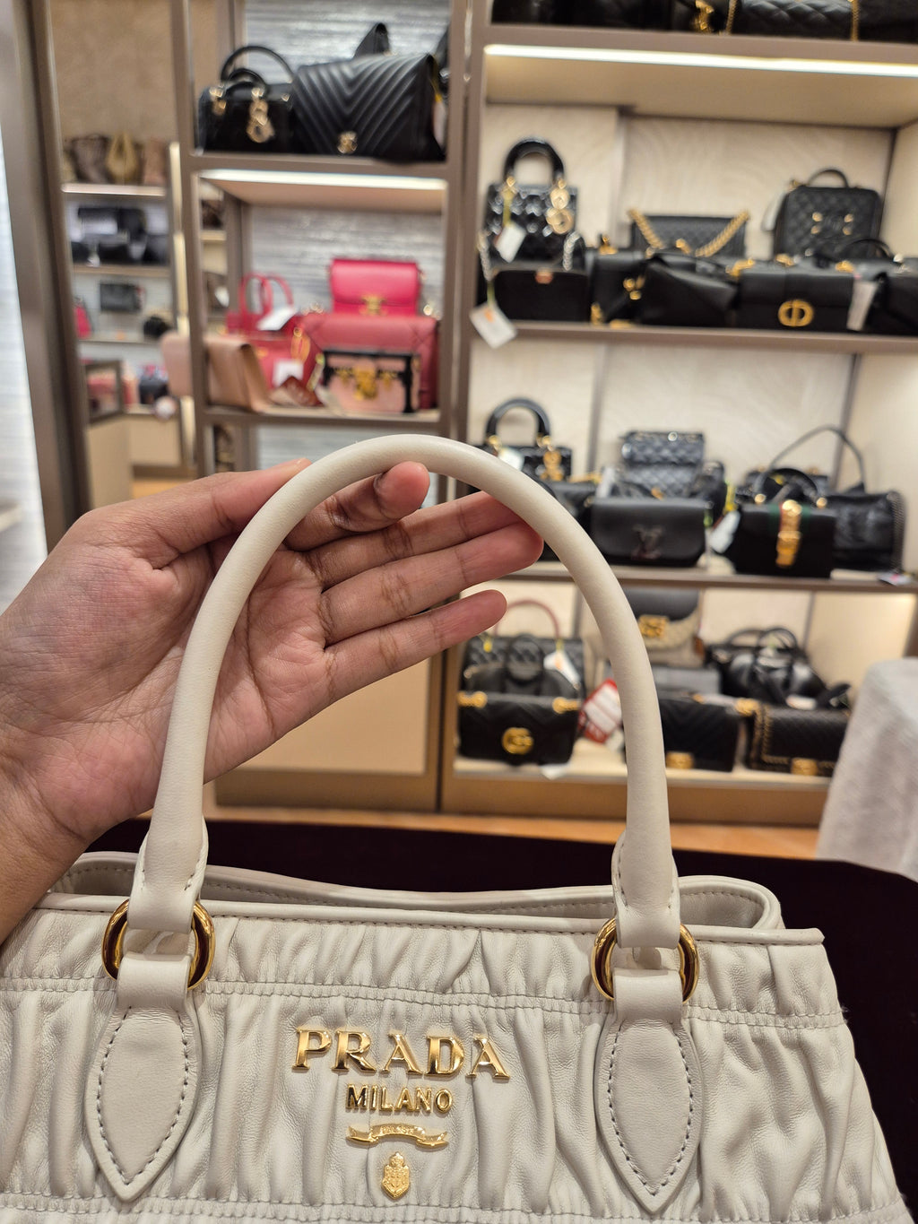 Prada Gaufree White