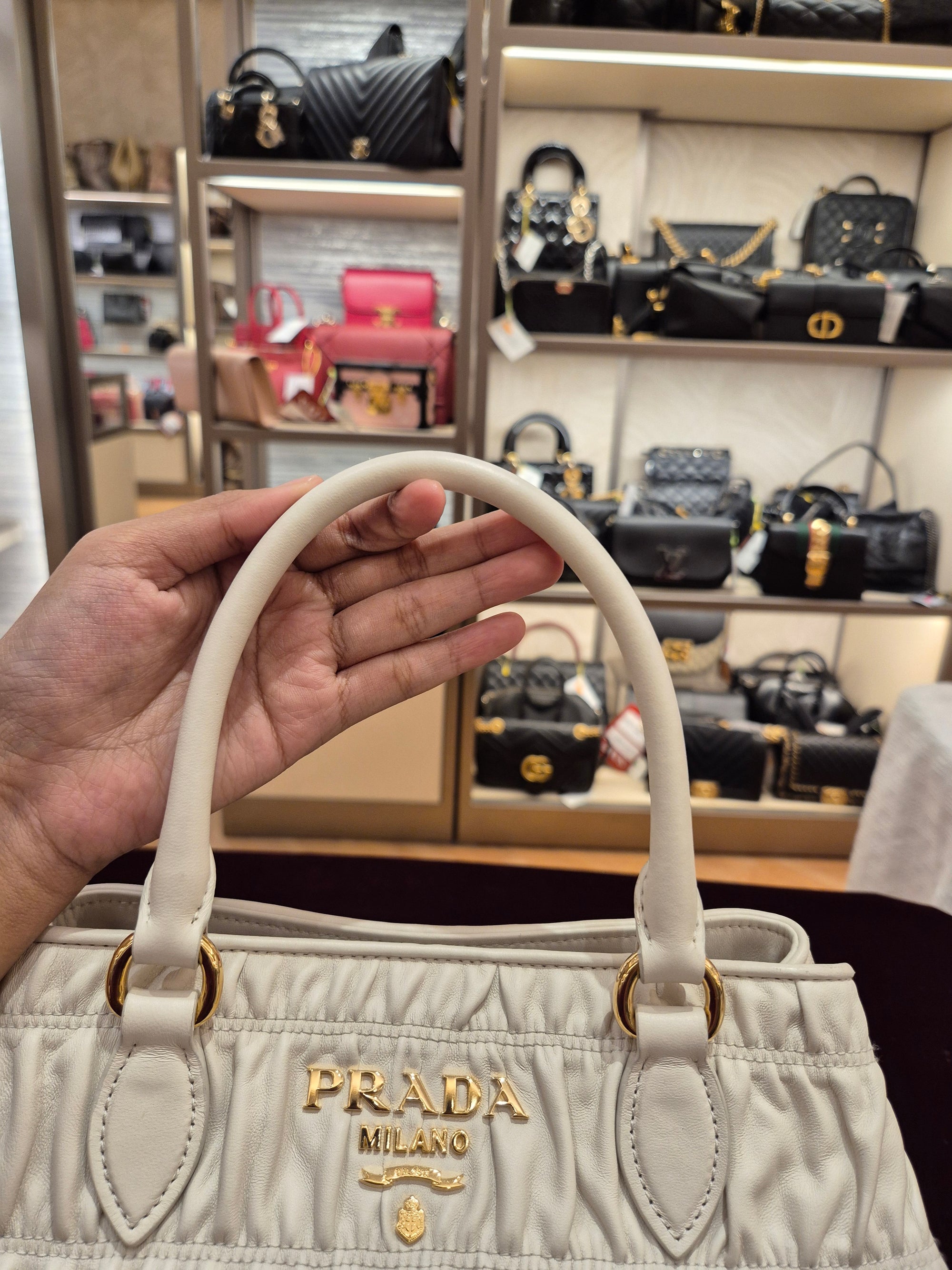 Prada Gaufree White