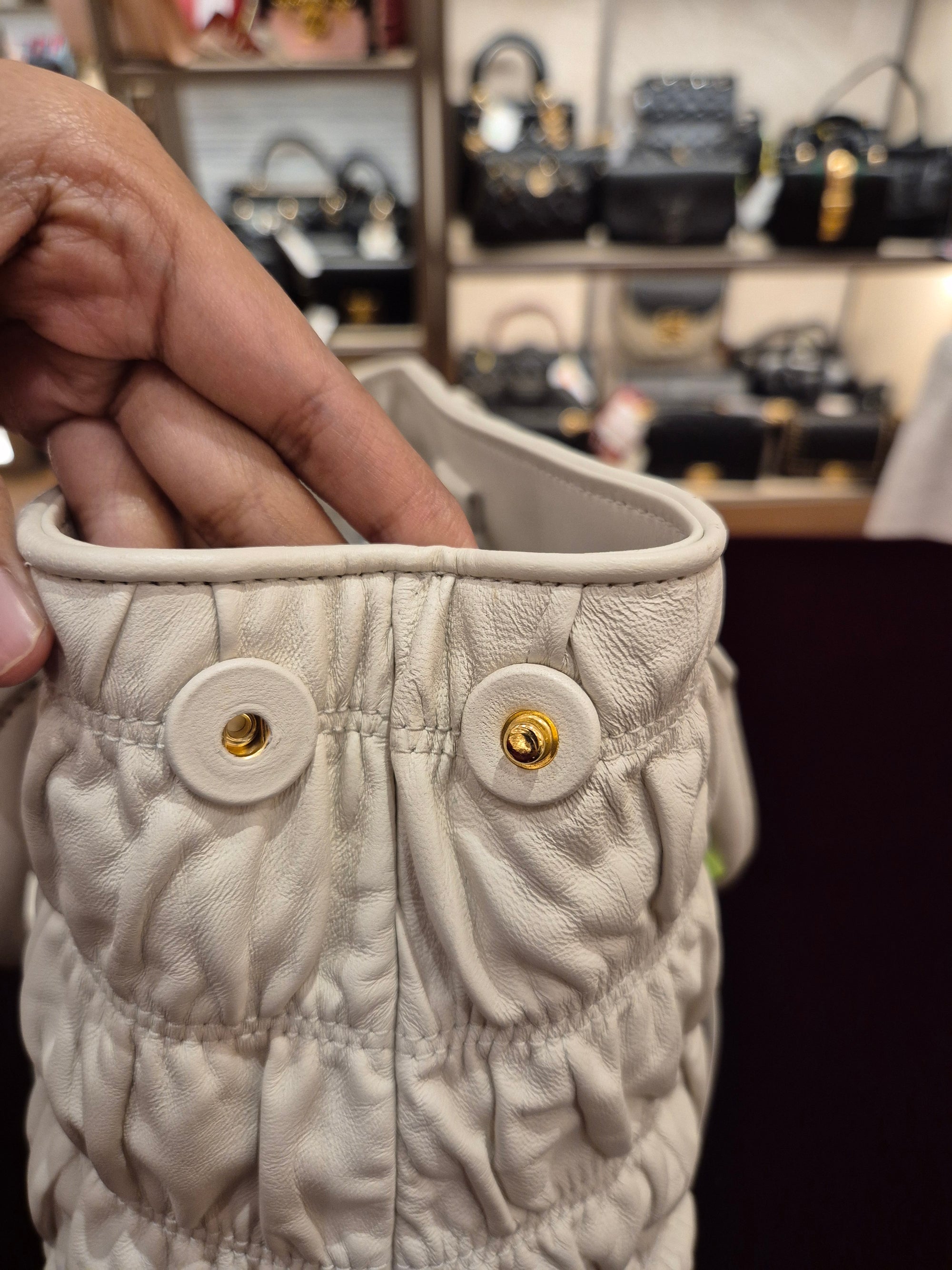 Prada Gaufree White