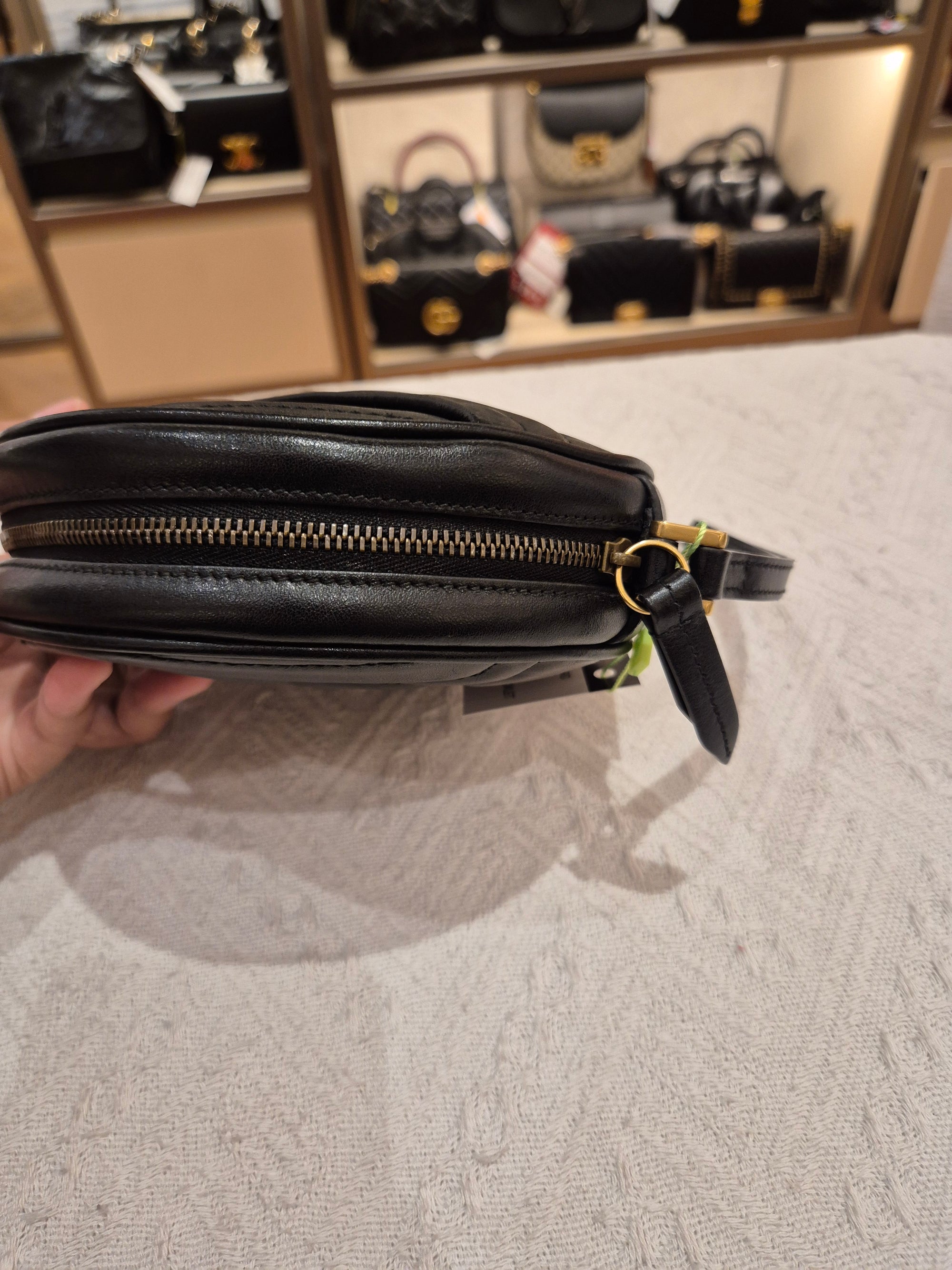 Gucci Marmont Round Clutch Black
