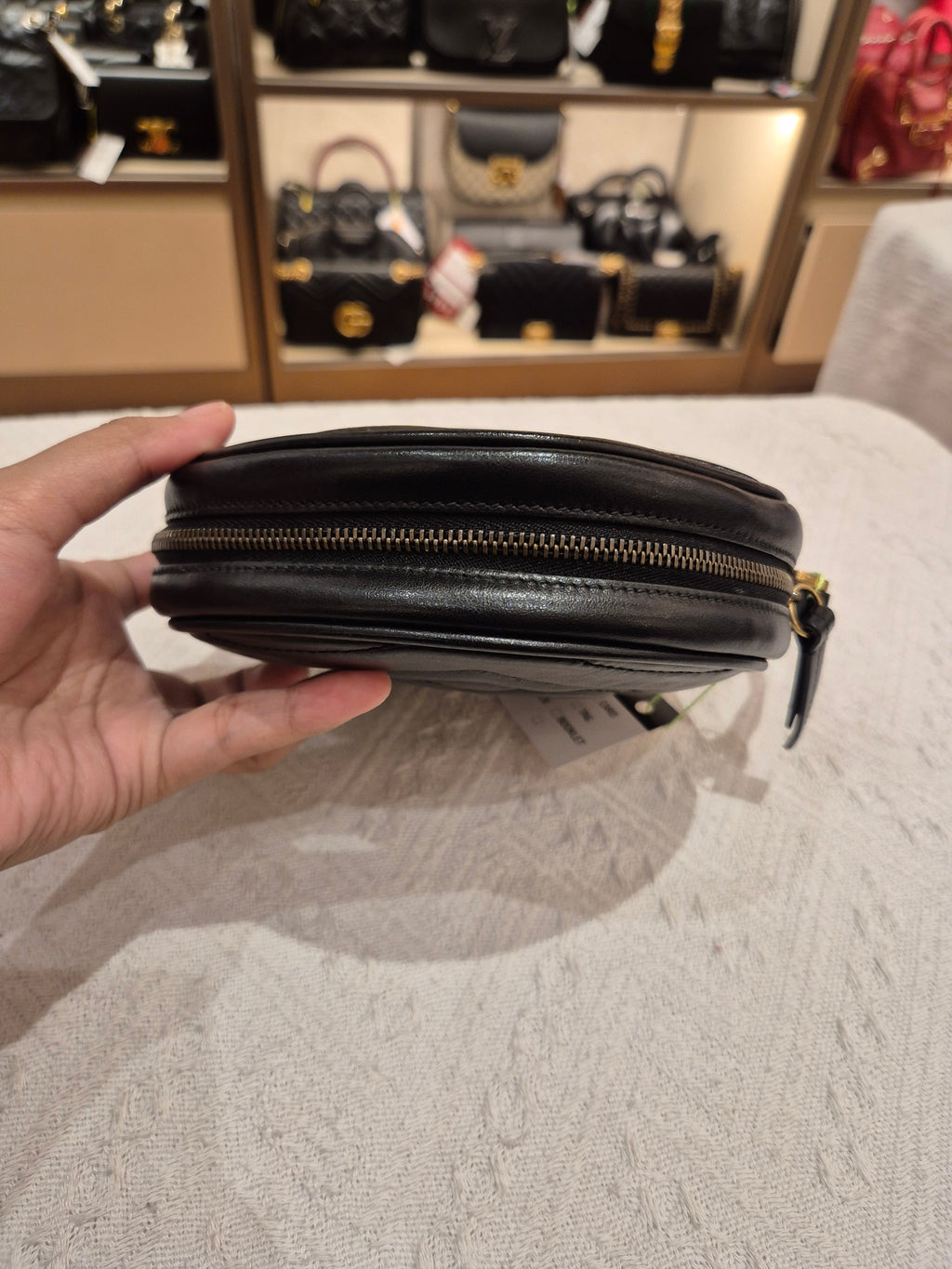 Gucci Marmont Round Clutch Black