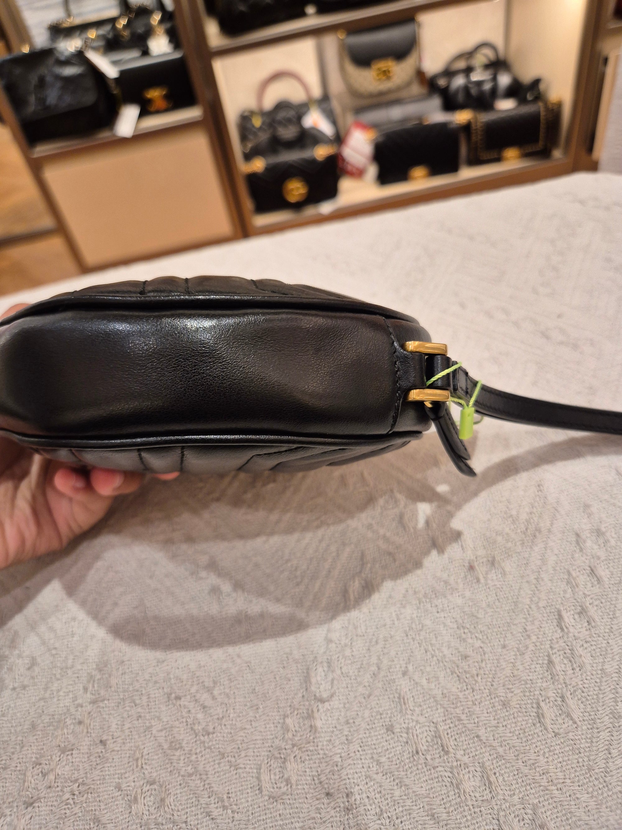 Gucci Marmont Round Clutch Black
