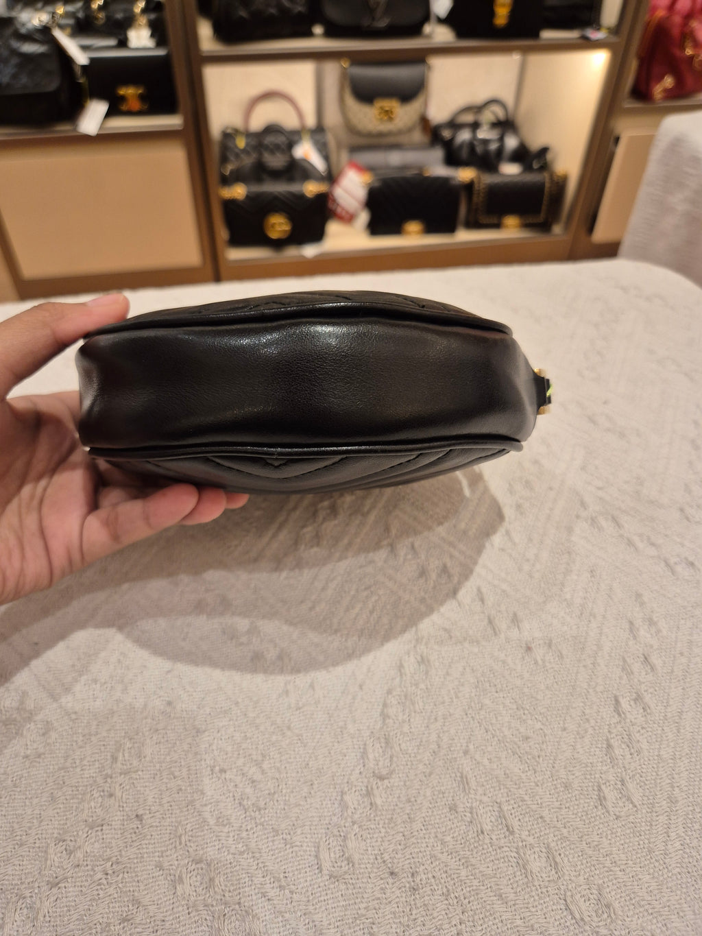 Gucci Marmont Round Clutch Black