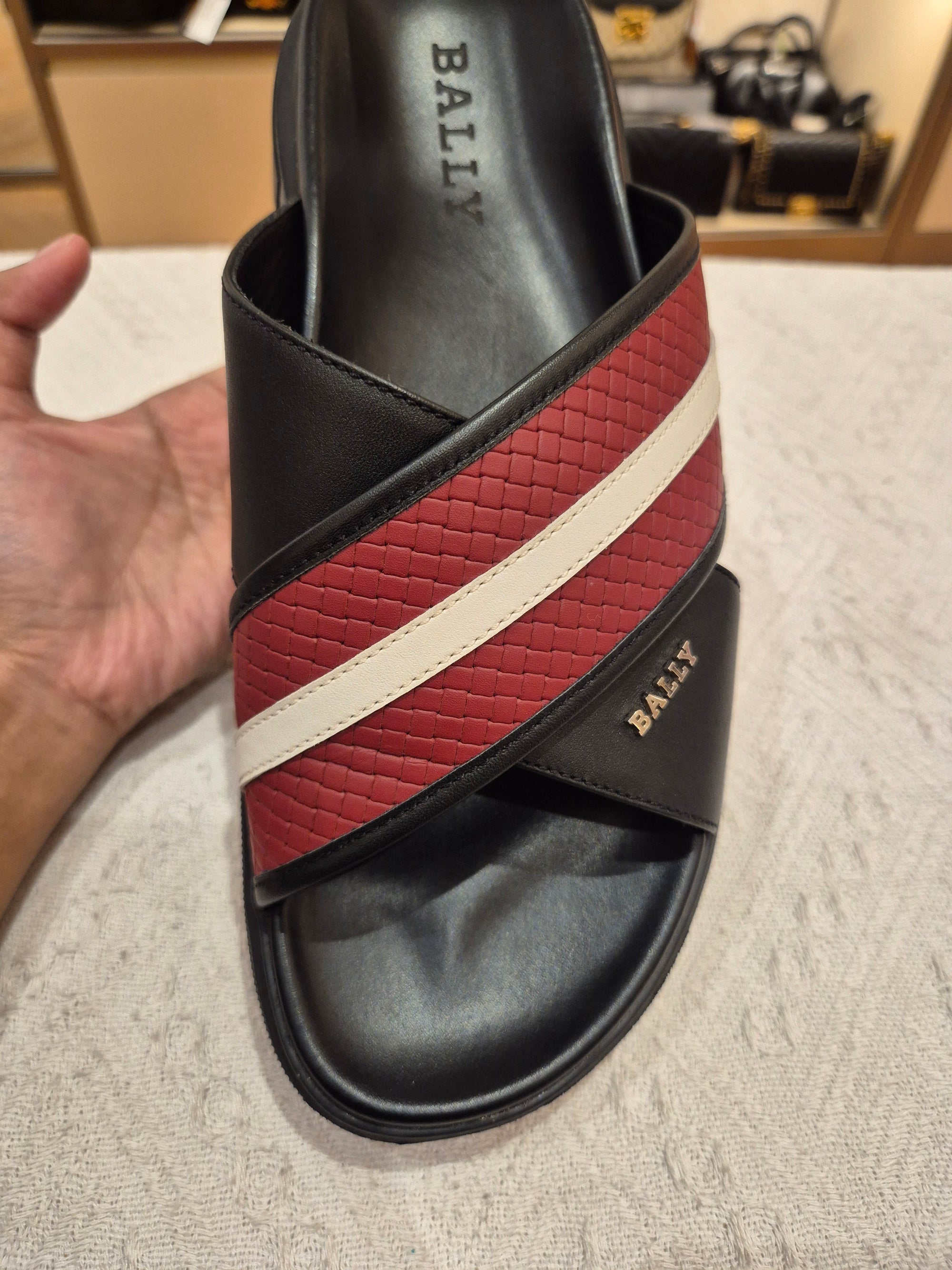 Bally Jarko Sandal Stripe Black Man