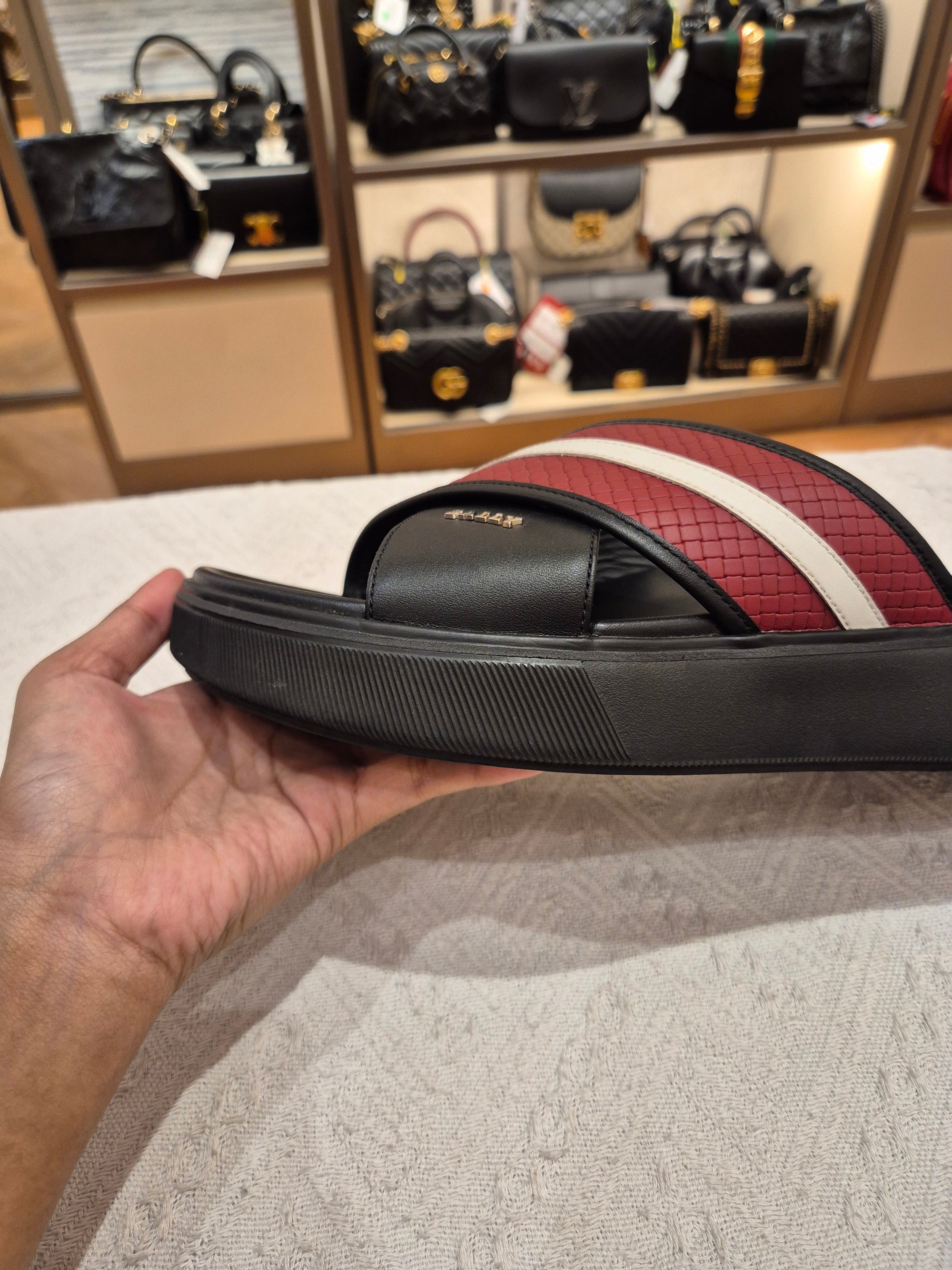 Bally Jarko Sandal Stripe Black Man