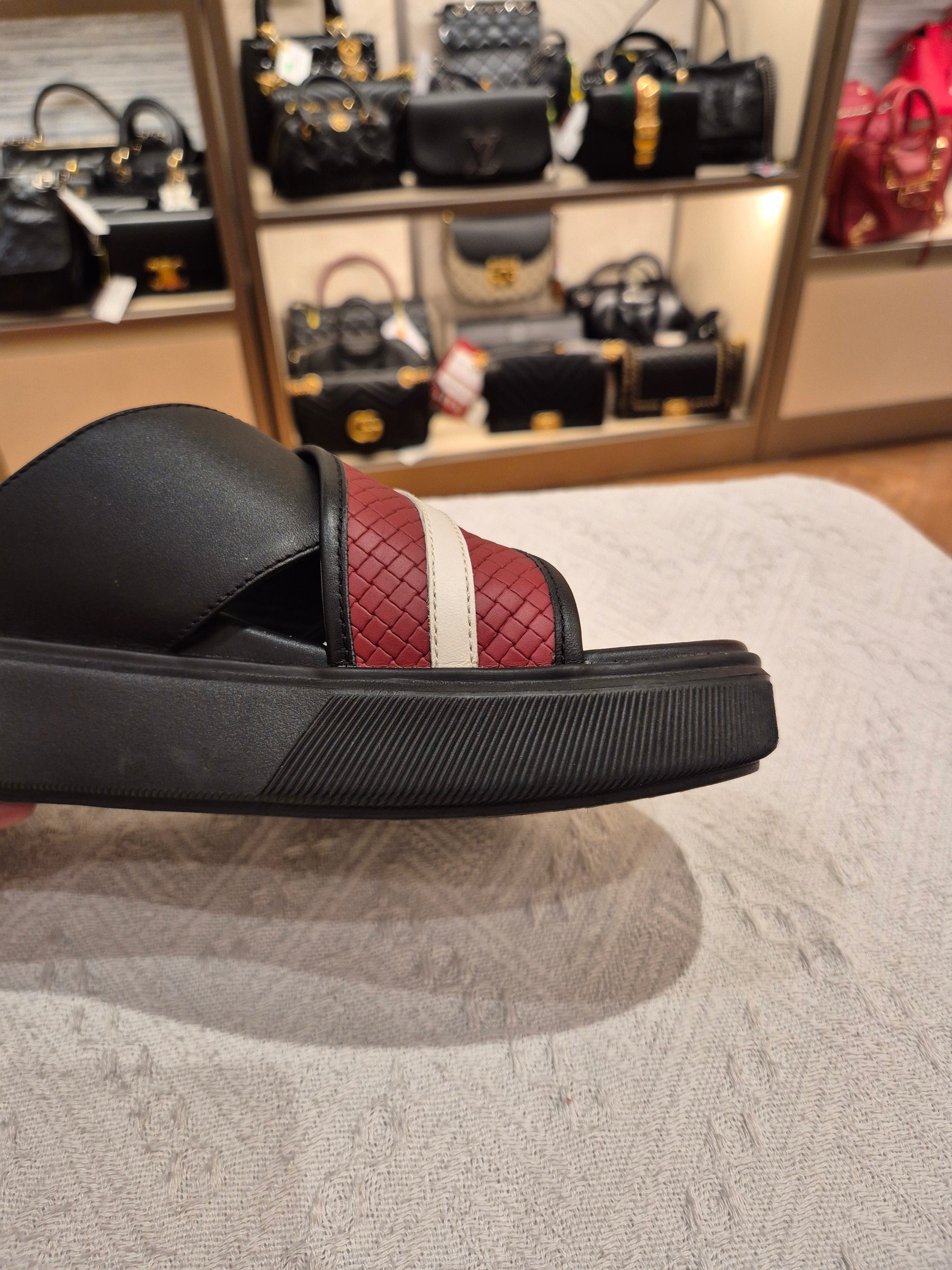 Bally Jarko Sandal Stripe Black Man