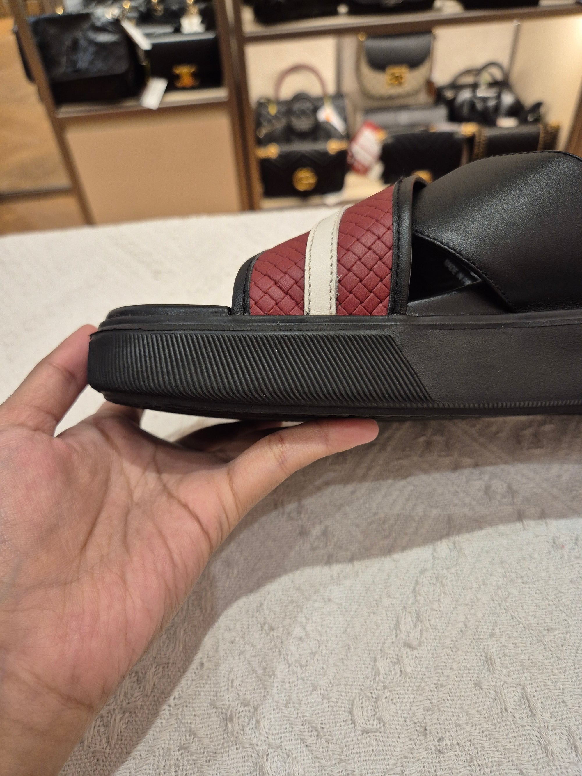 Bally Jarko Sandal Stripe Black Man