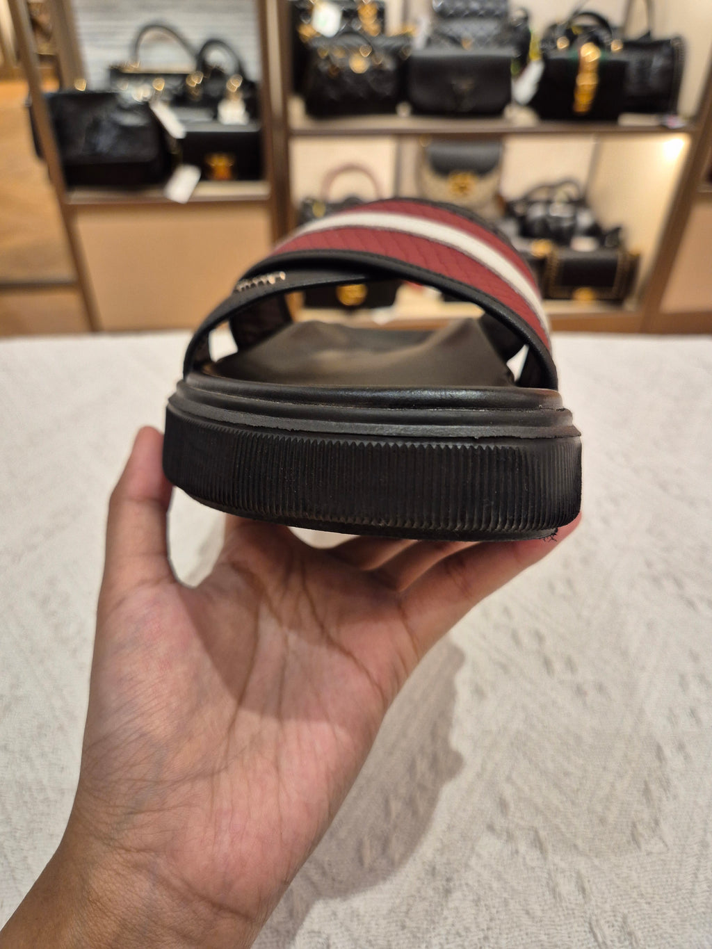 Bally Jarko Sandal Stripe Black Man