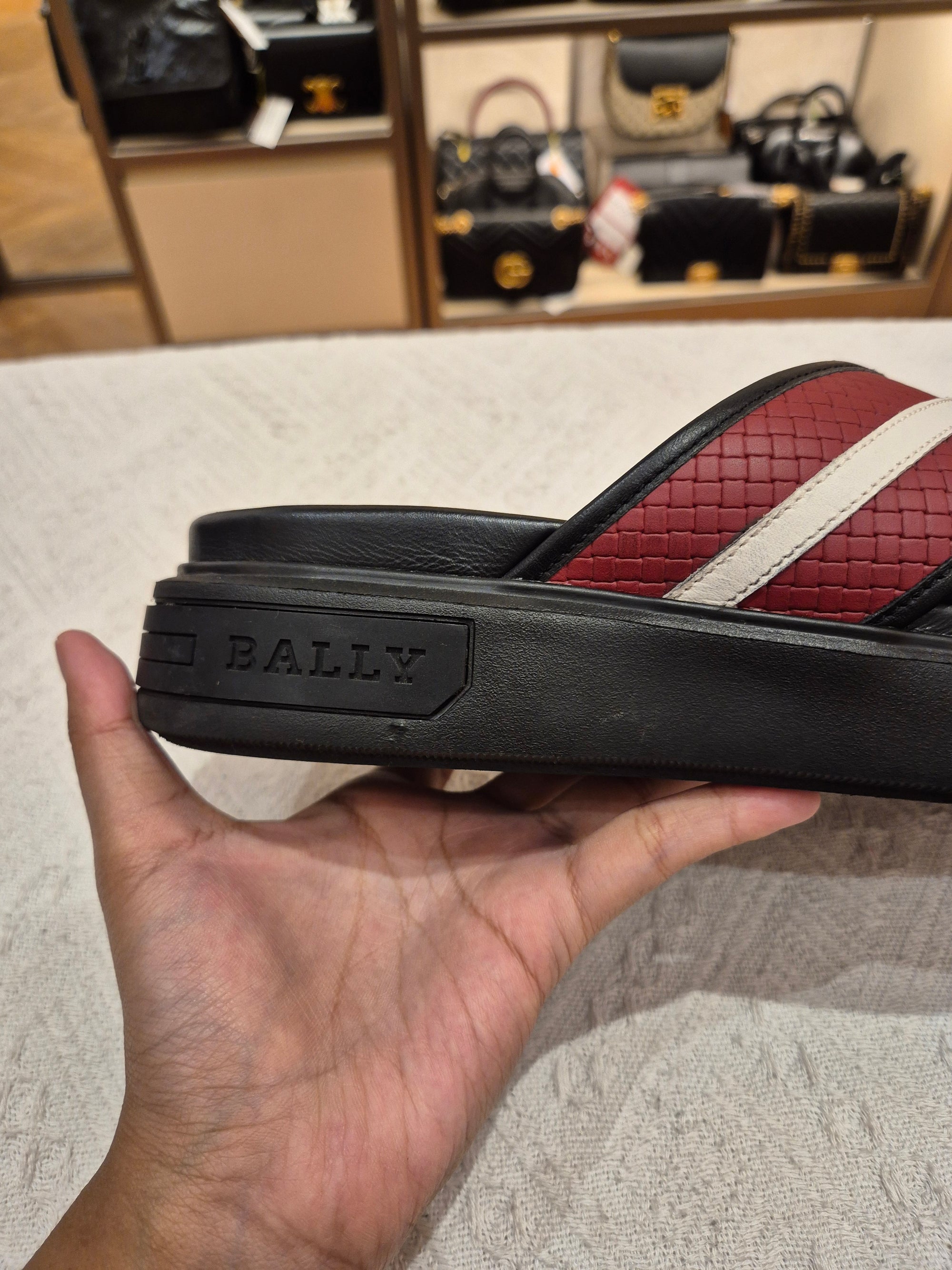 Bally Jarko Sandal Stripe Black Man