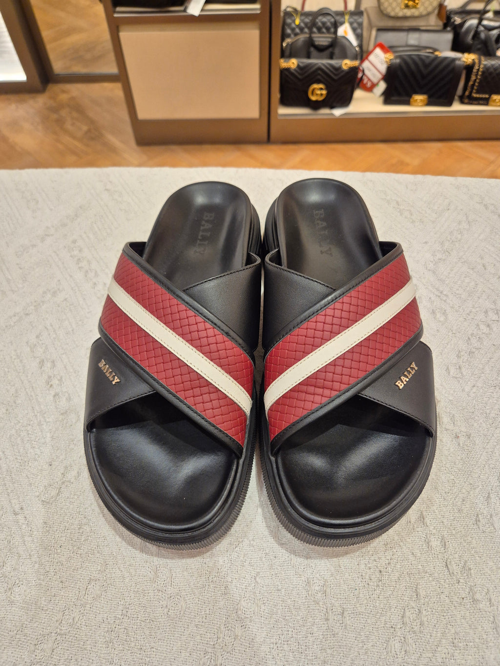 Bally Jarko Sandal Stripe Black Man