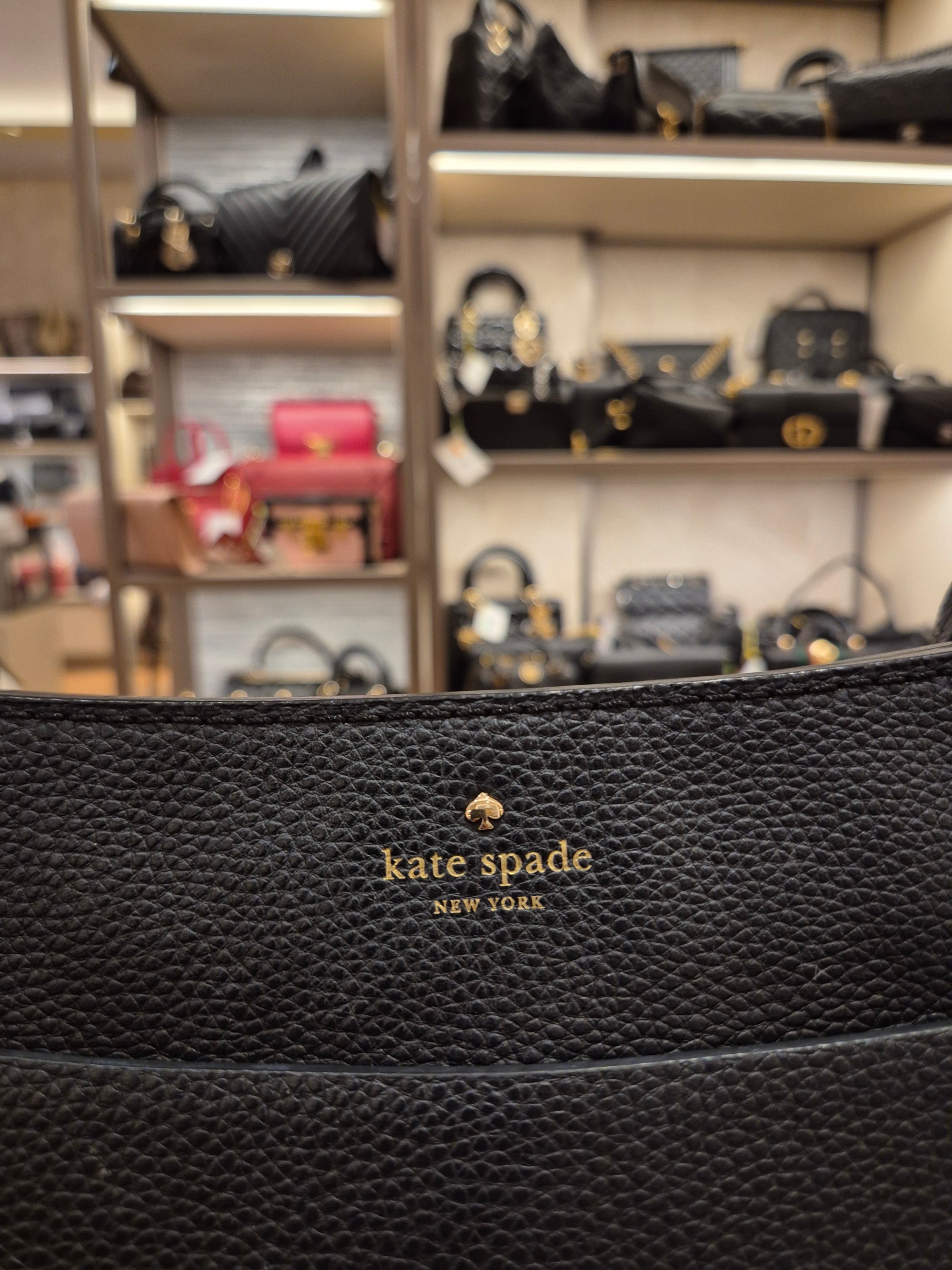 Kate Spade Hamsley Sling Leather Black