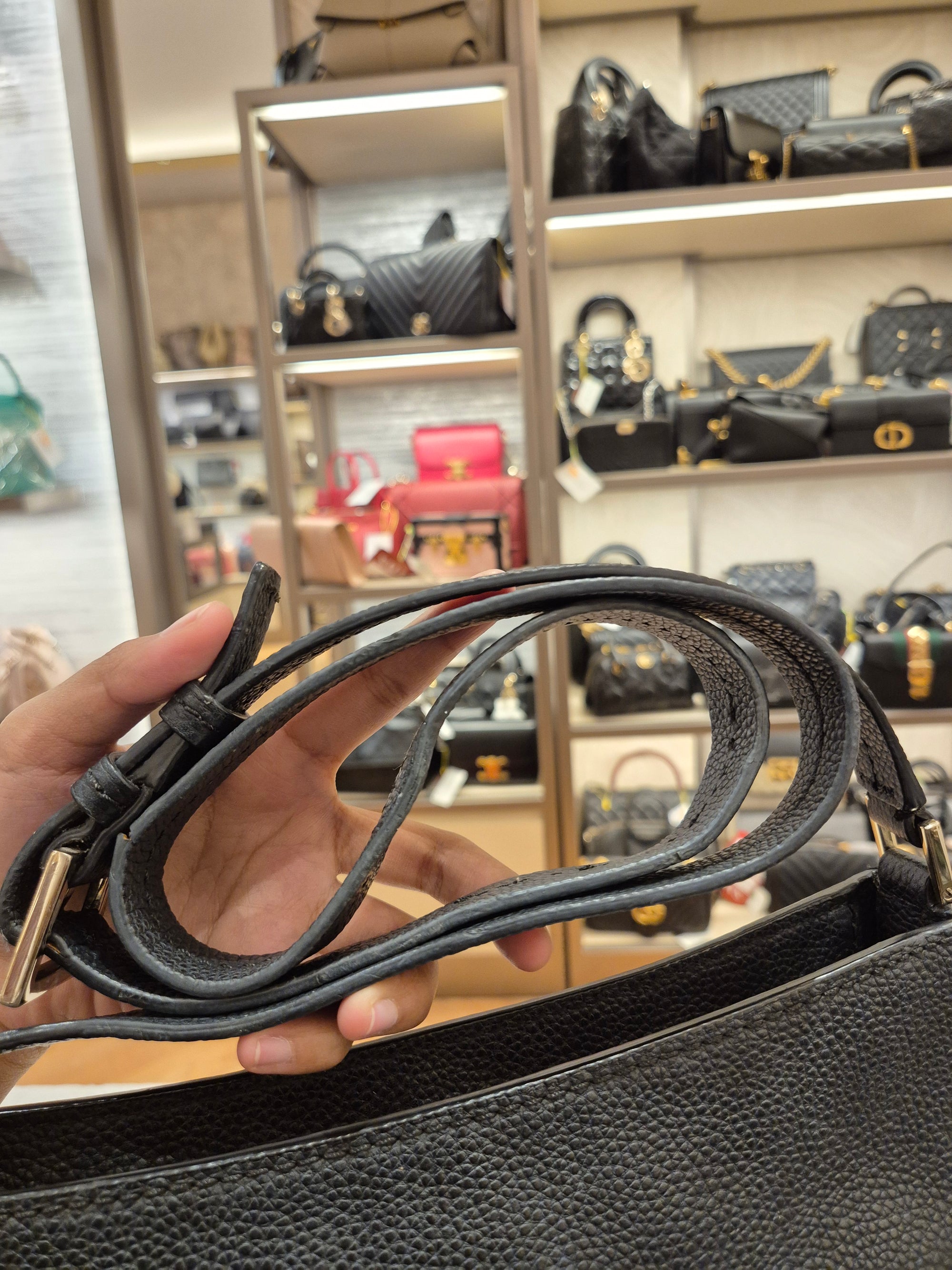 Kate Spade Hamsley Sling Leather Black