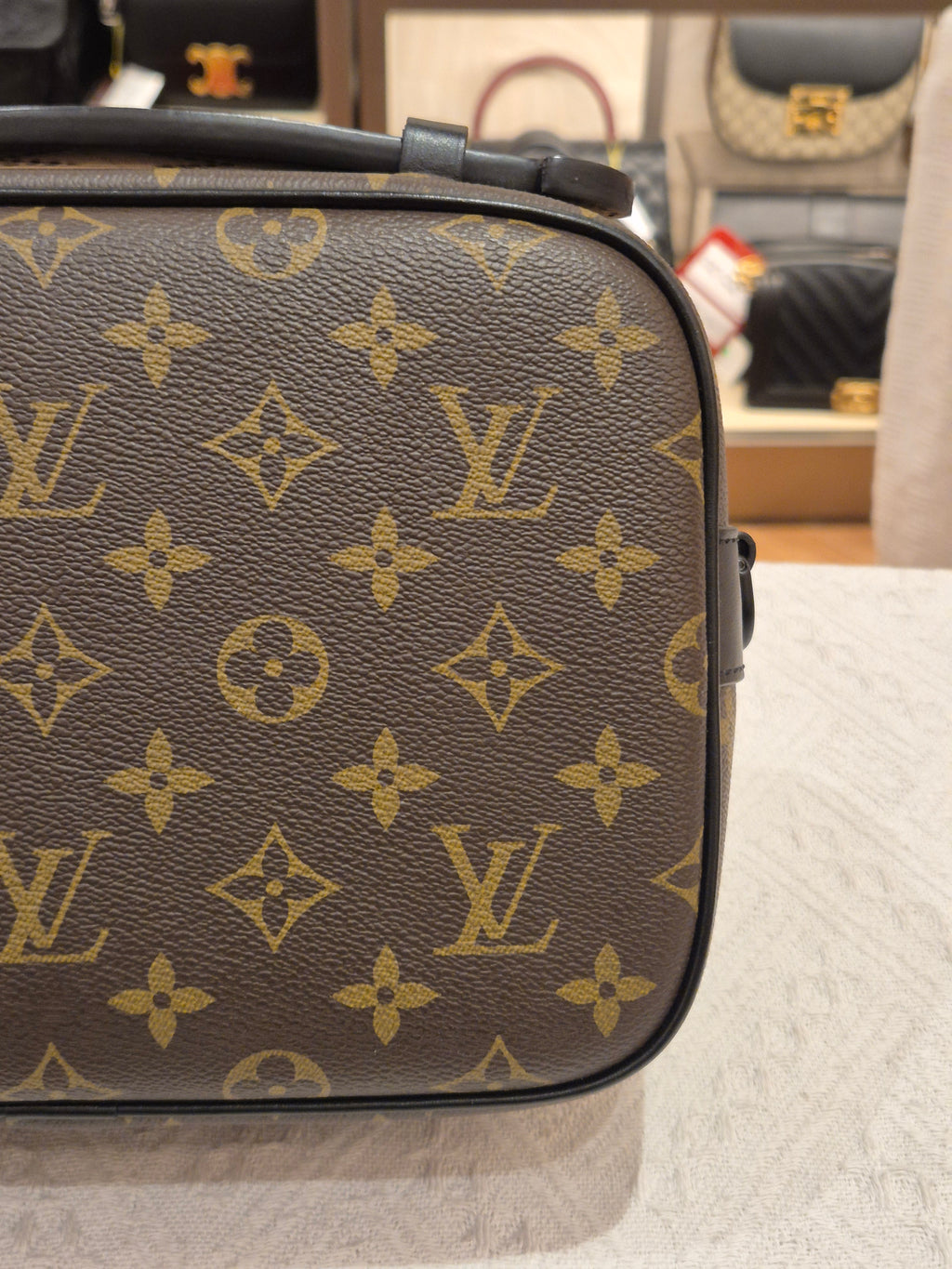 Louis Vuitton Slock Mess Monogram Black