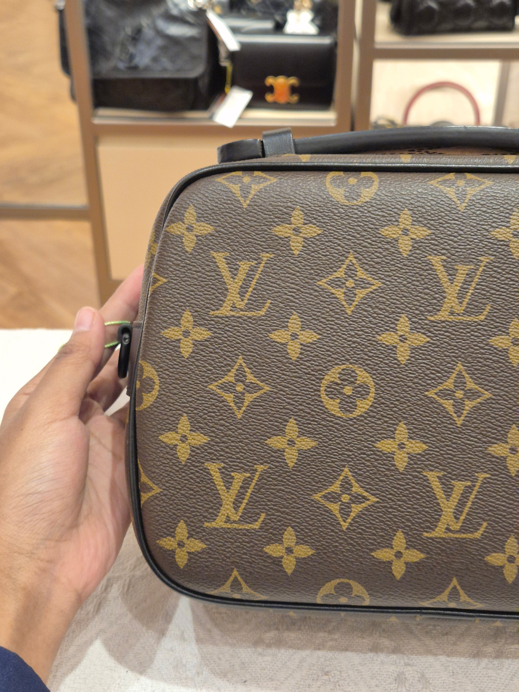 Louis Vuitton Slock Mess Monogram Black