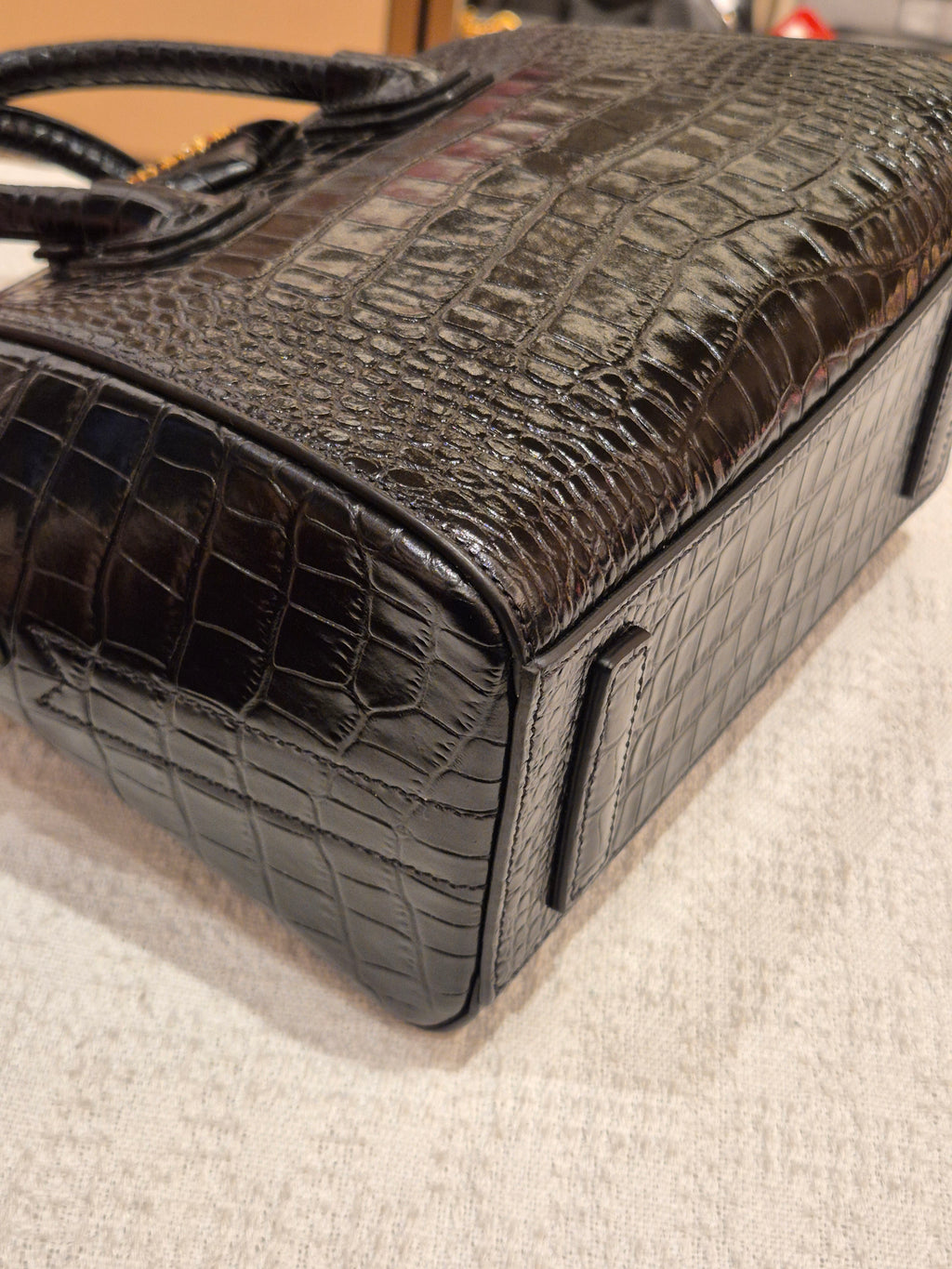 Givenchy Antigona Mini Croco Black
