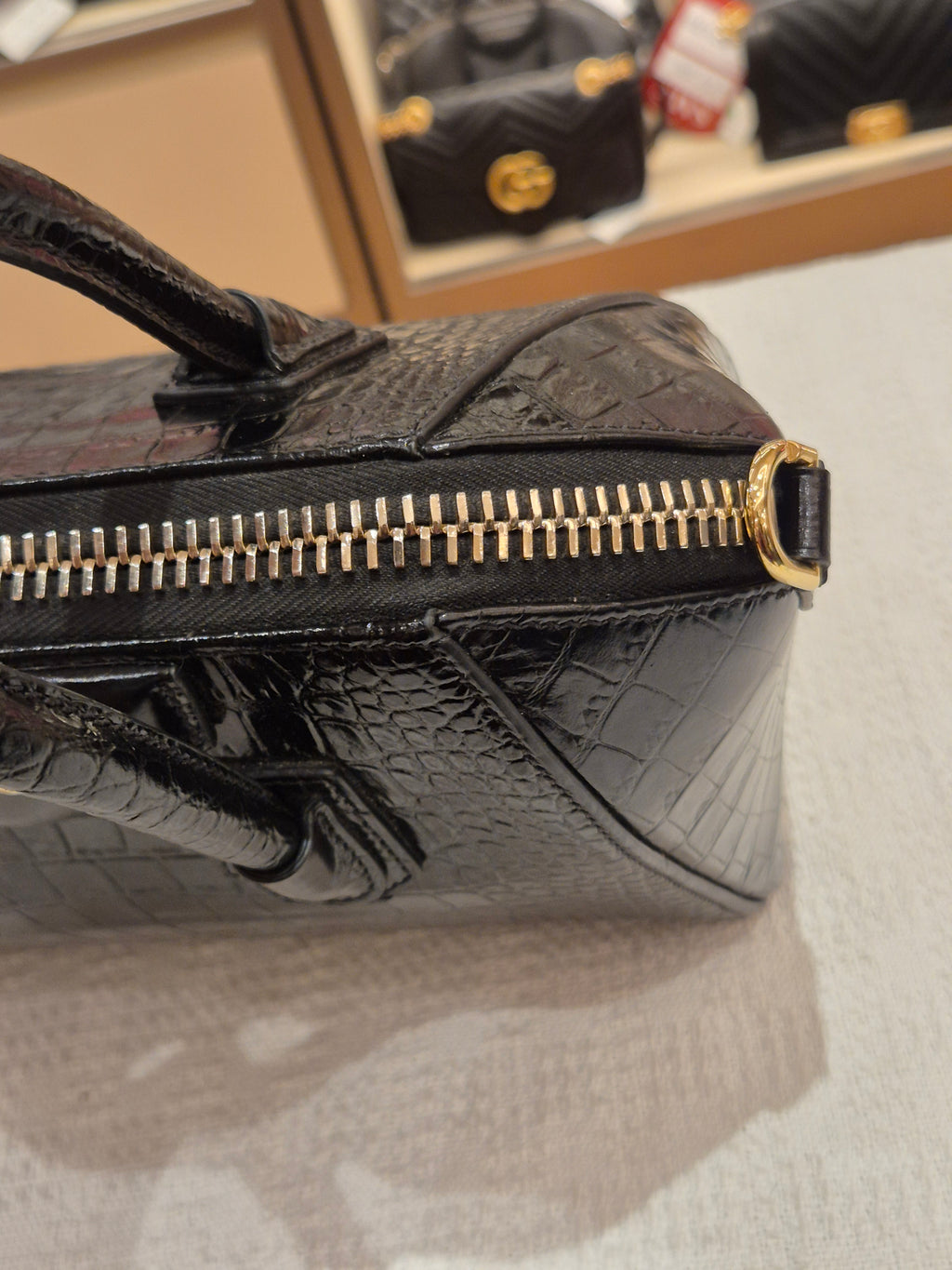 Givenchy Antigona Mini Croco Black