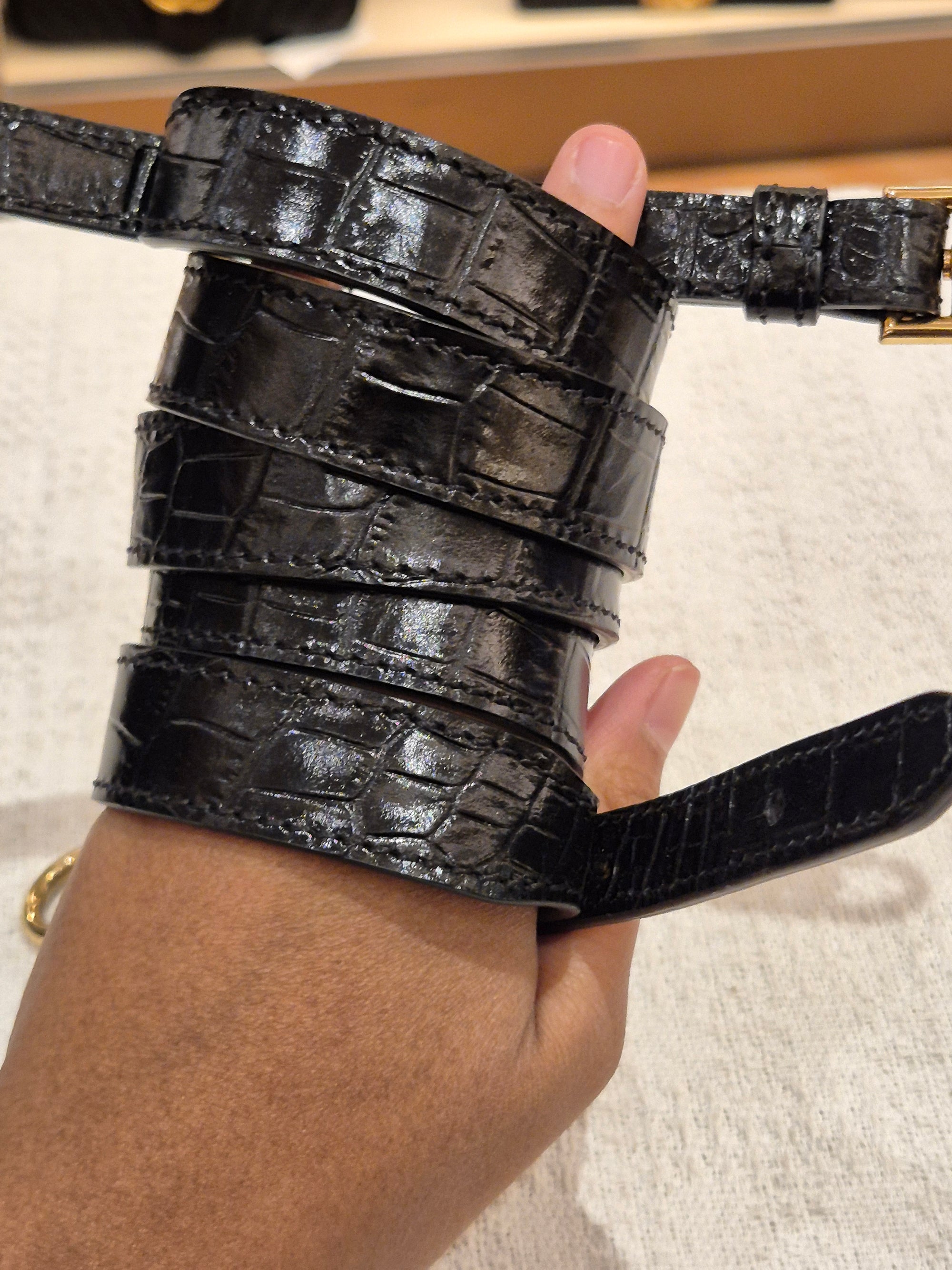 Givenchy Antigona Mini Croco Black