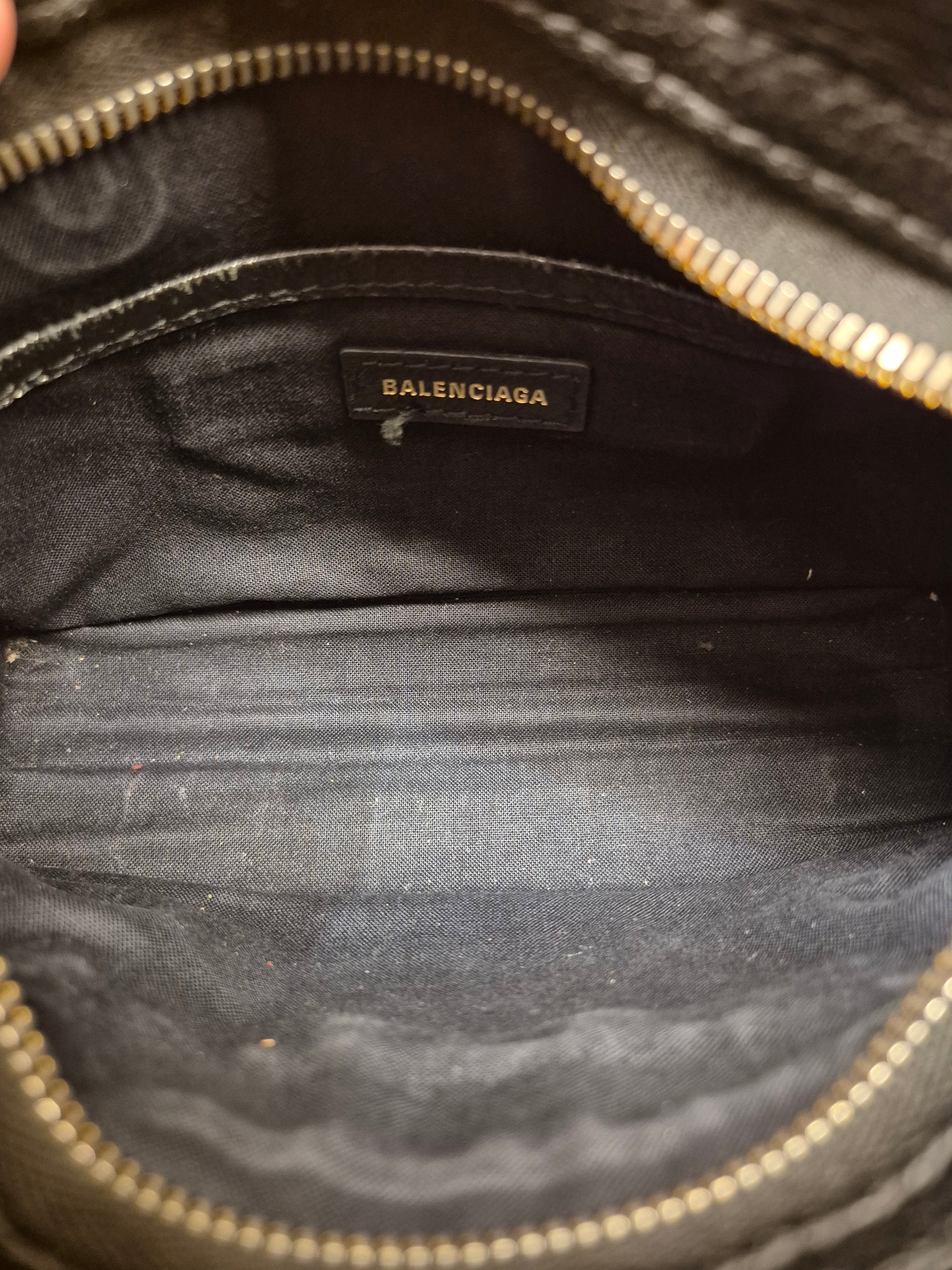 Balenciaga City Nano Edge Black GHW