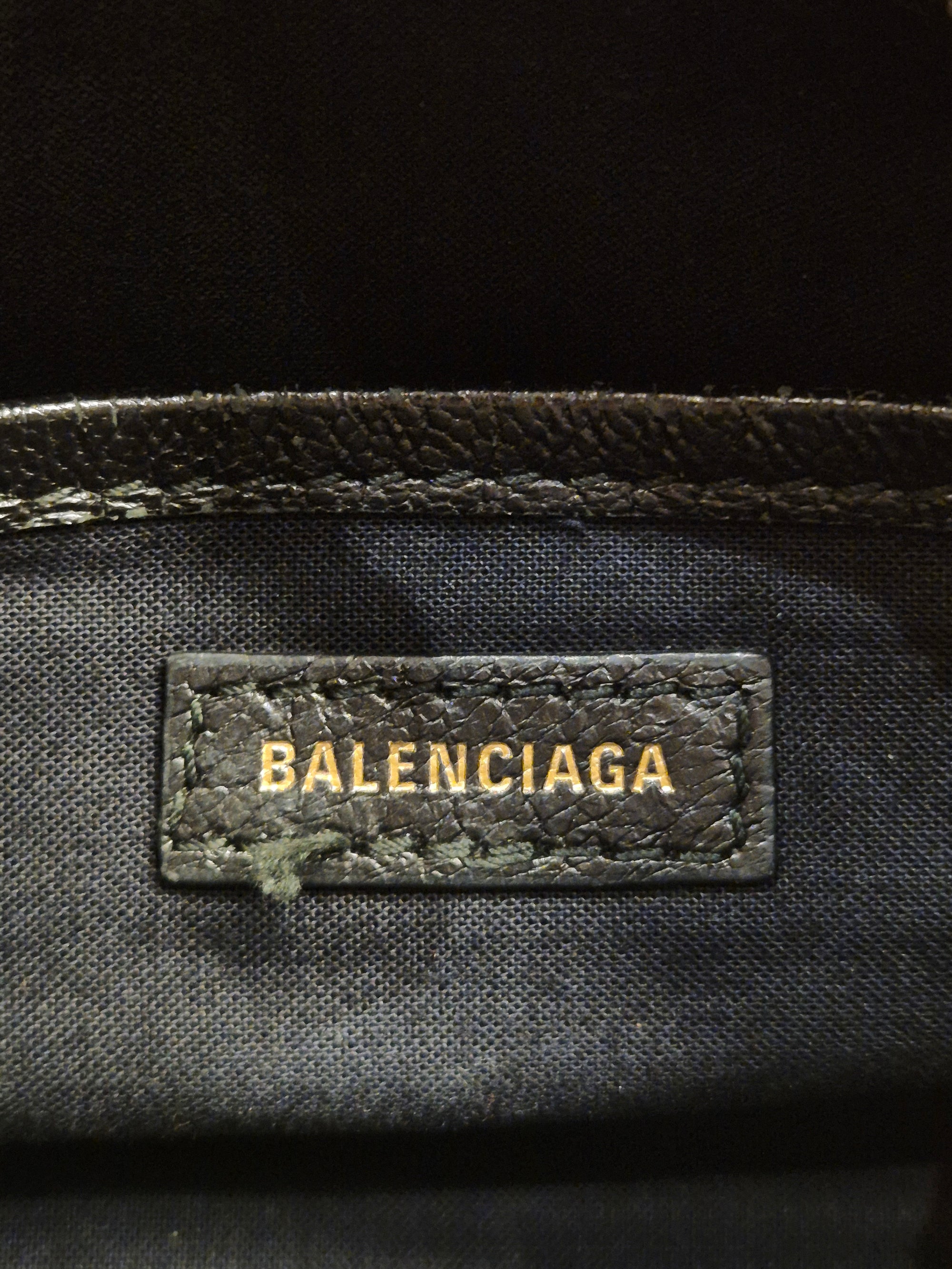 Balenciaga City Nano Edge Black GHW