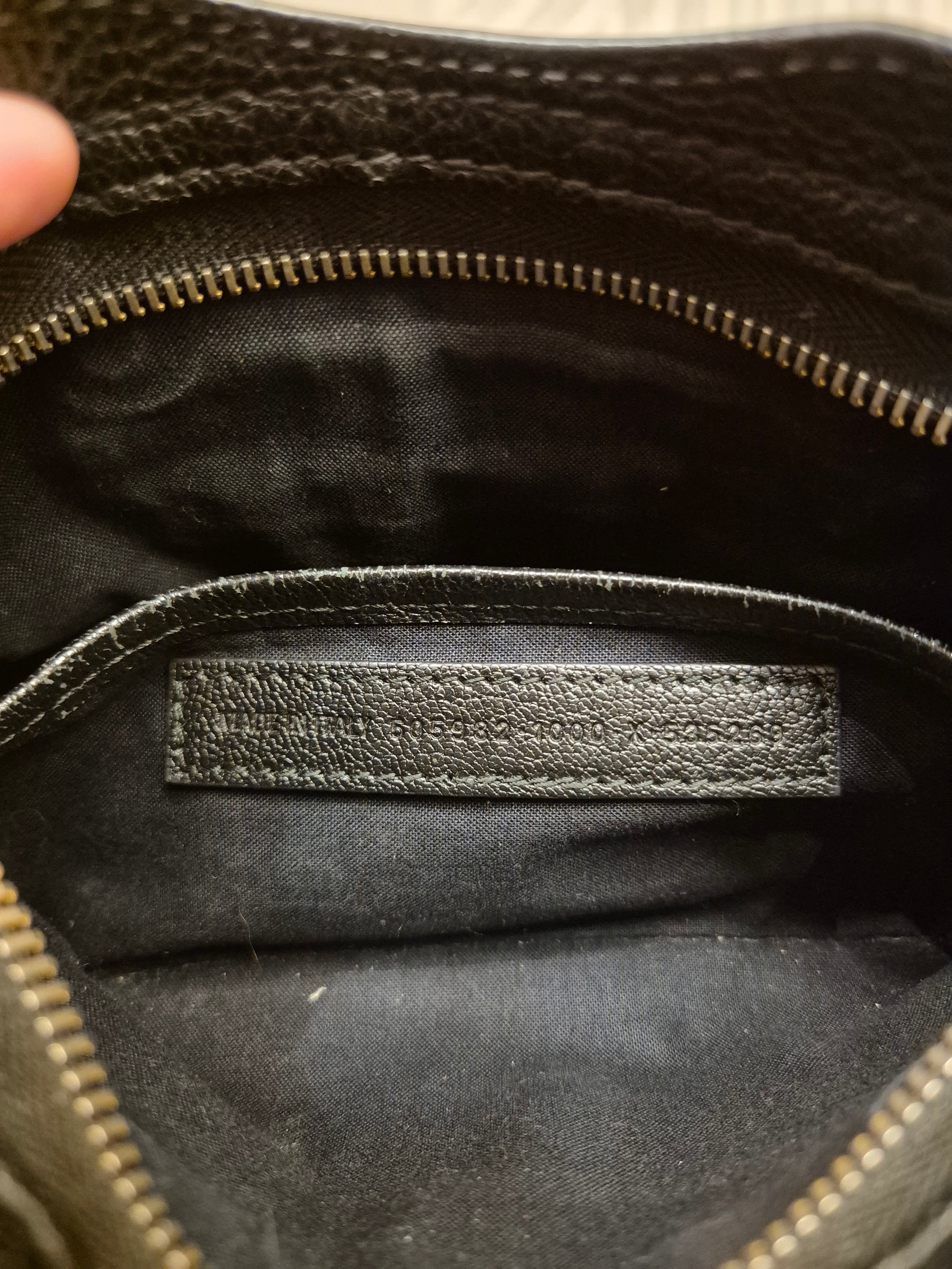Balenciaga City Nano Edge Black GHW