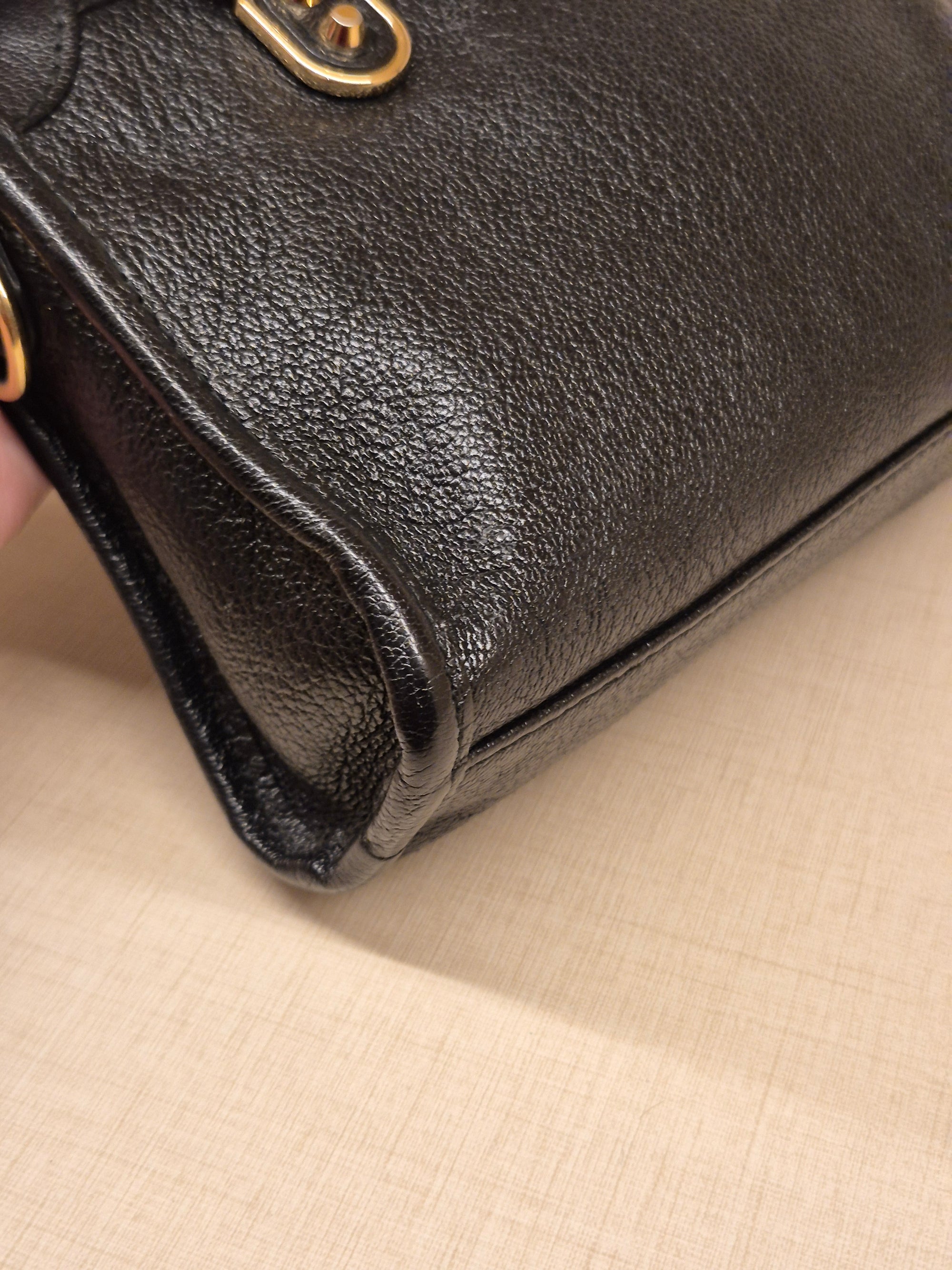 Balenciaga City Nano Edge Black GHW