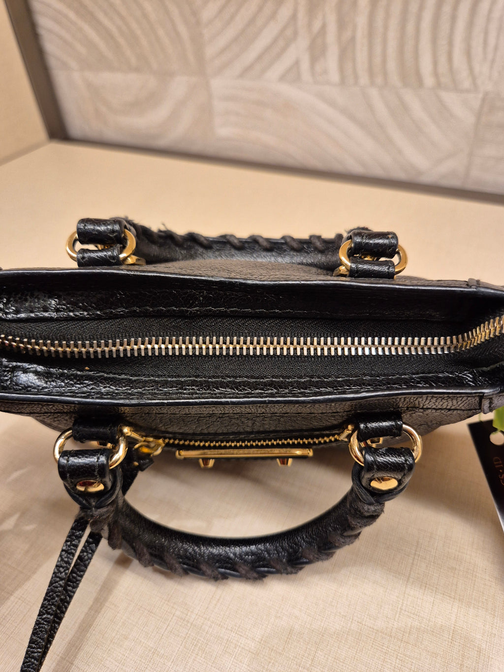 Balenciaga City Nano Edge Black GHW