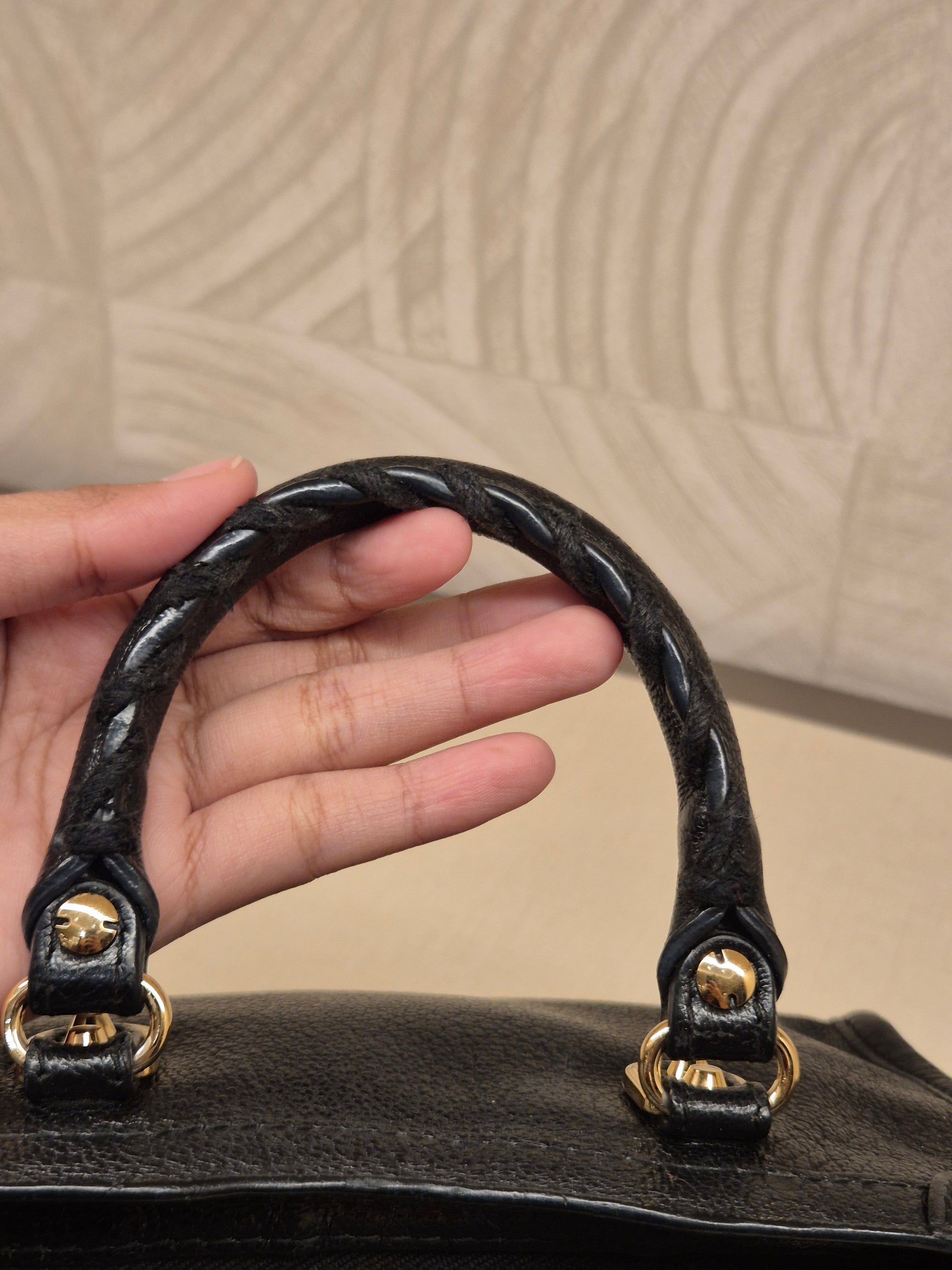 Balenciaga City Nano Edge Black GHW