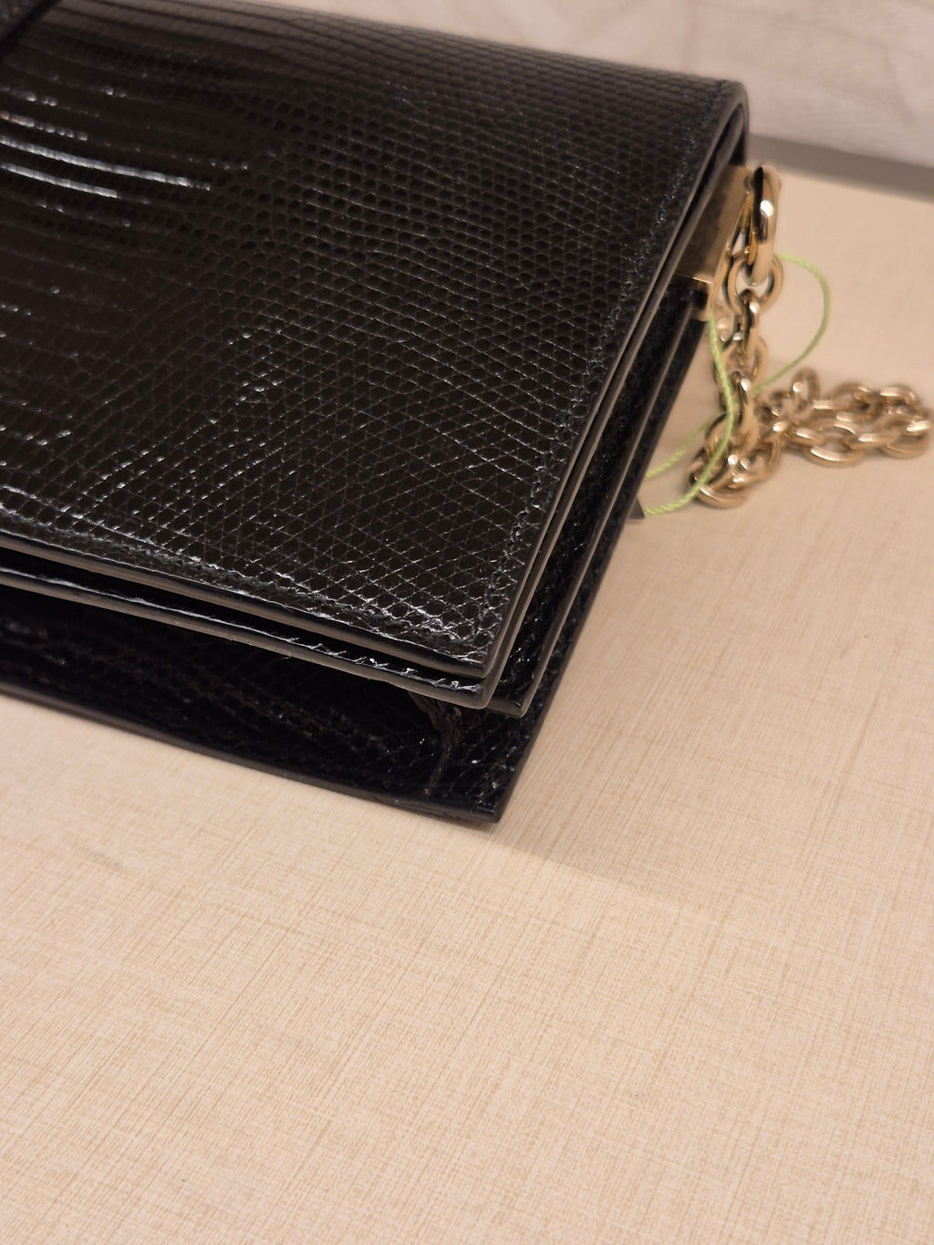 Gucci Phython Soft Stirrup Clutch Chain