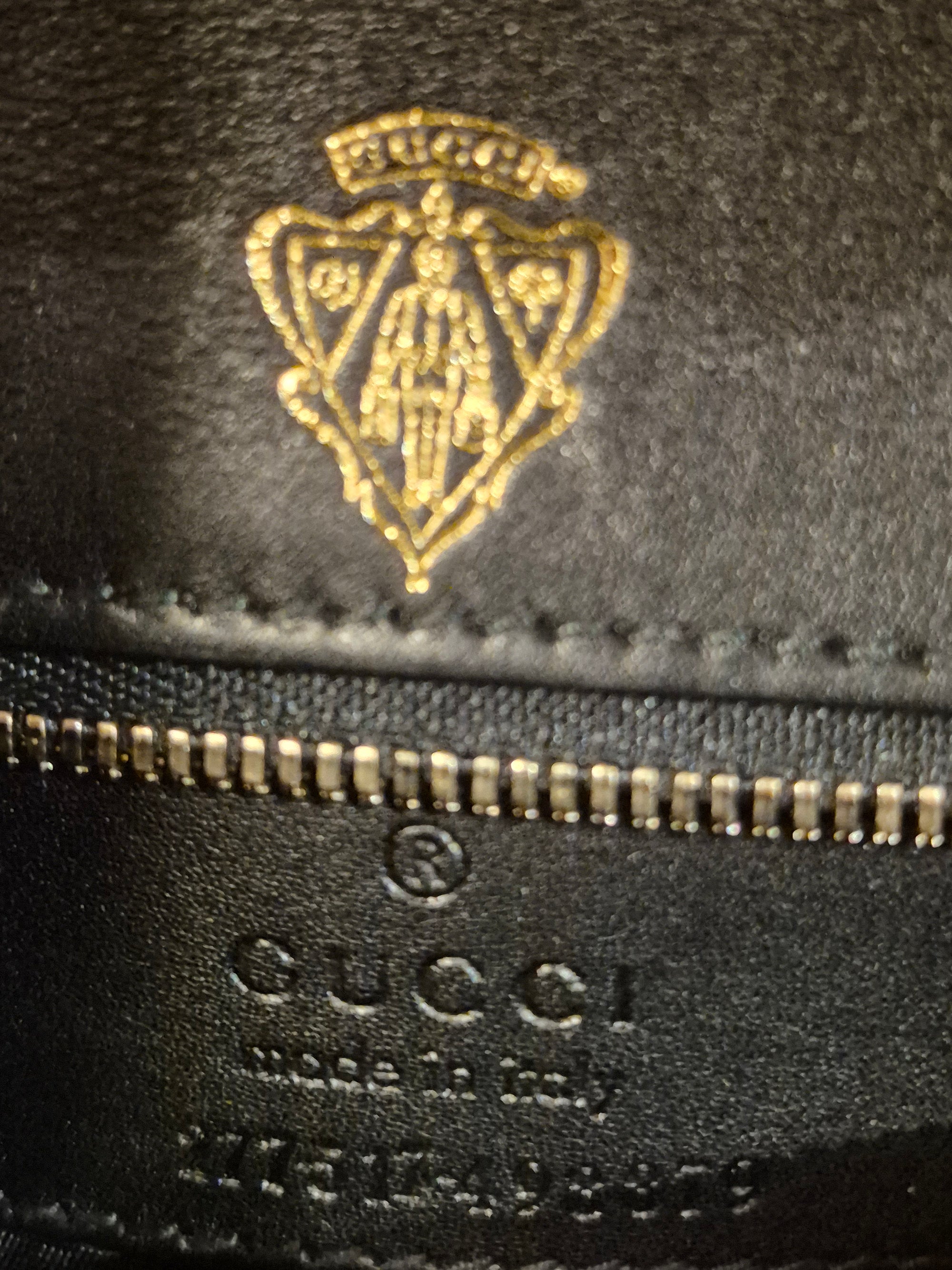 Gucci Phython Soft Stirrup Clutch Chain