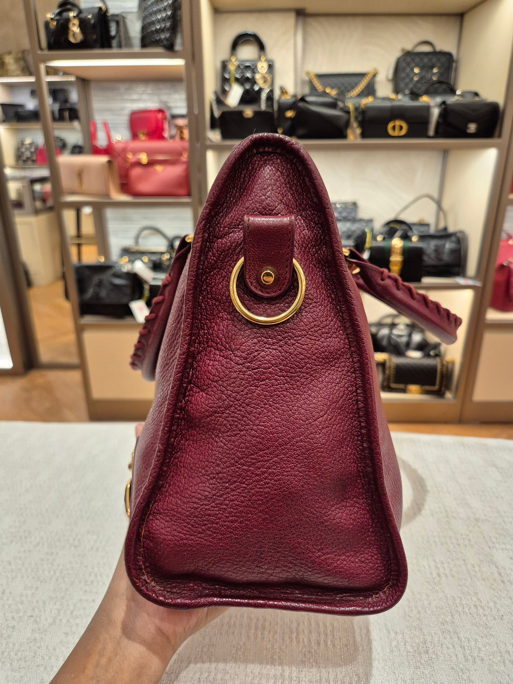 Balenciaga City Reguler Bordeaux