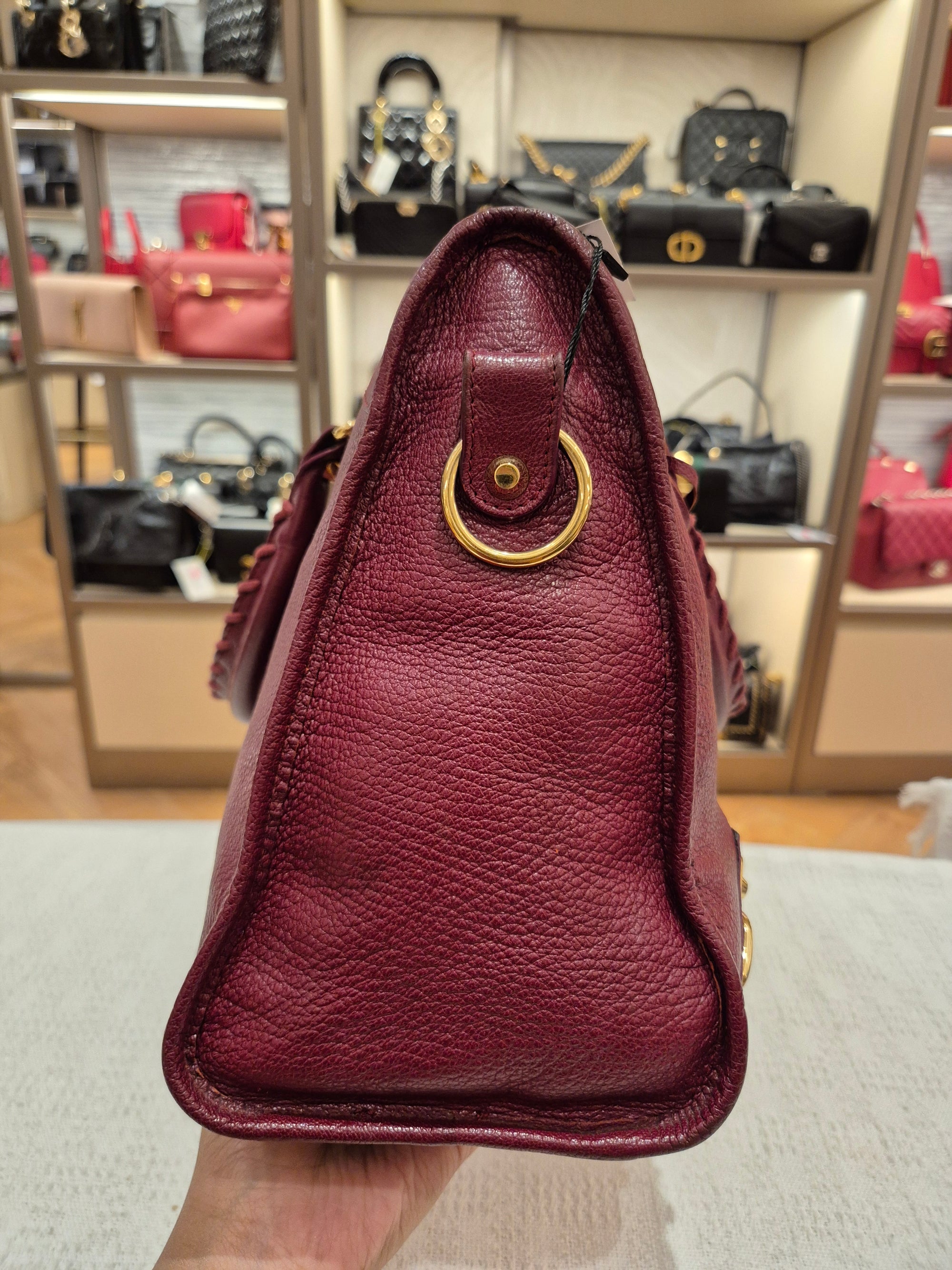Balenciaga City Reguler Bordeaux
