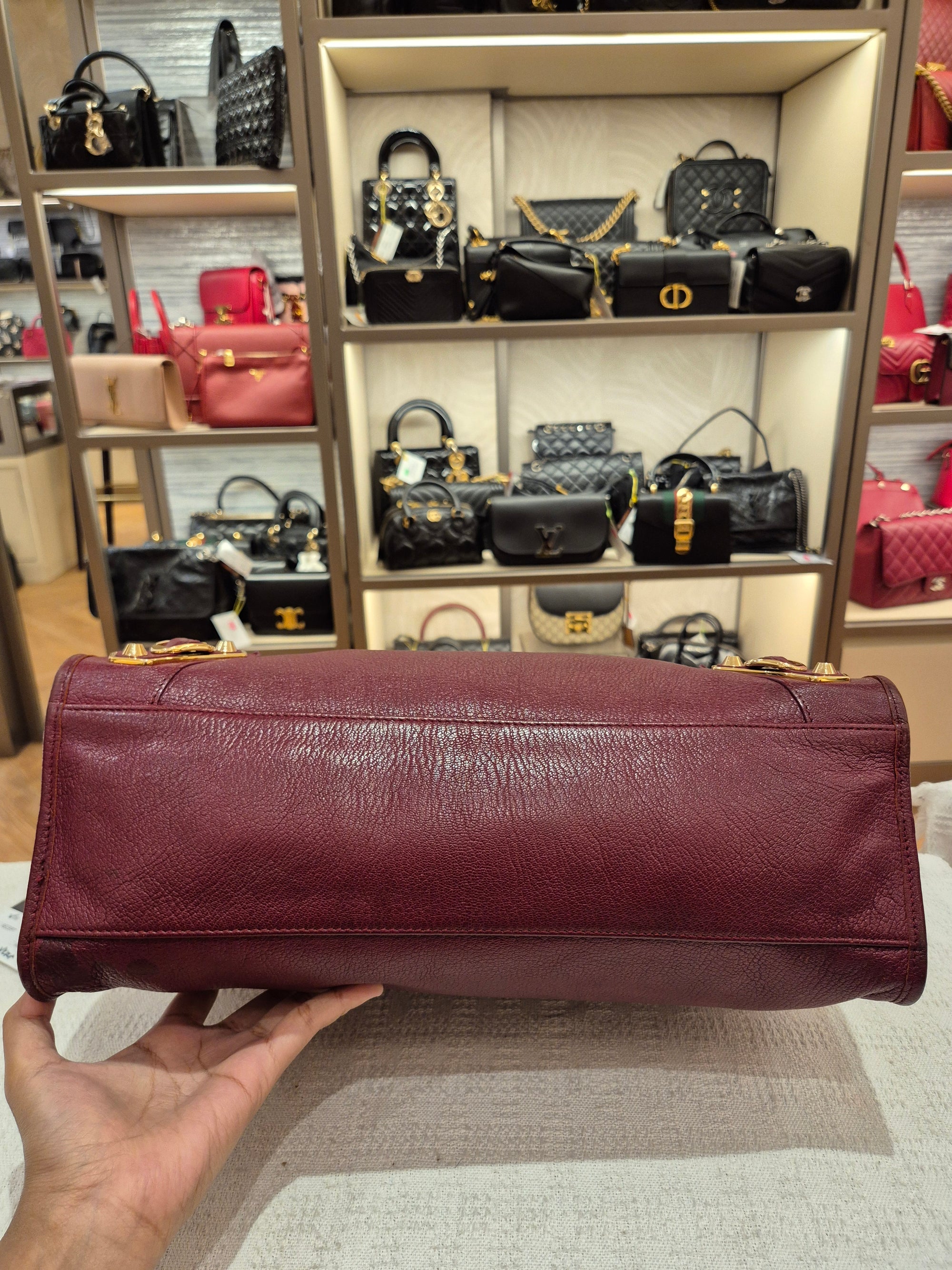 Balenciaga City Reguler Bordeaux