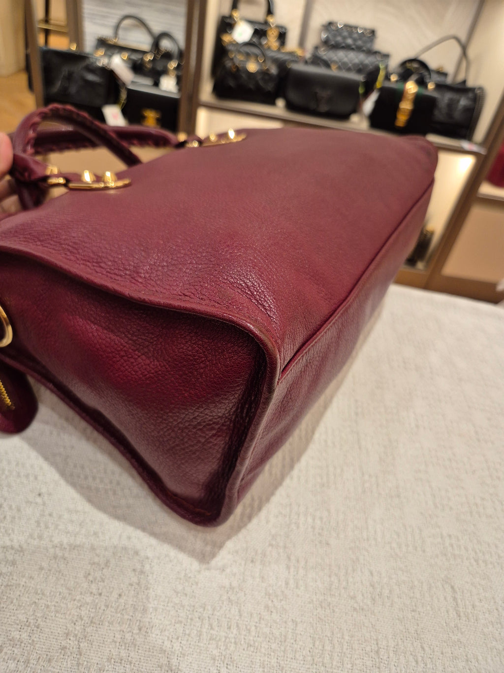 Balenciaga City Reguler Bordeaux