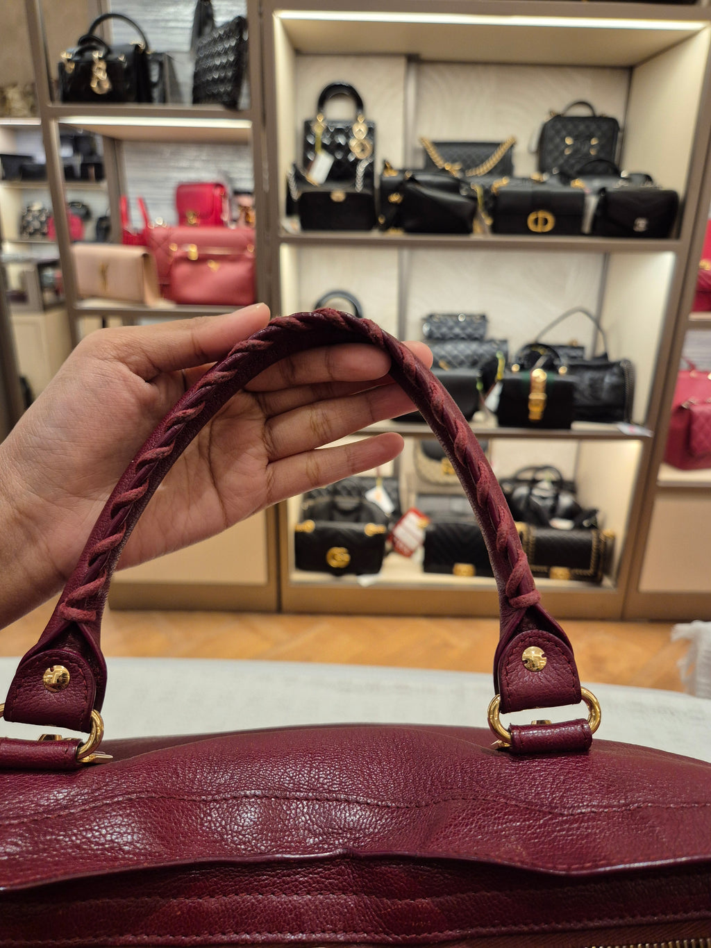 Balenciaga City Reguler Bordeaux