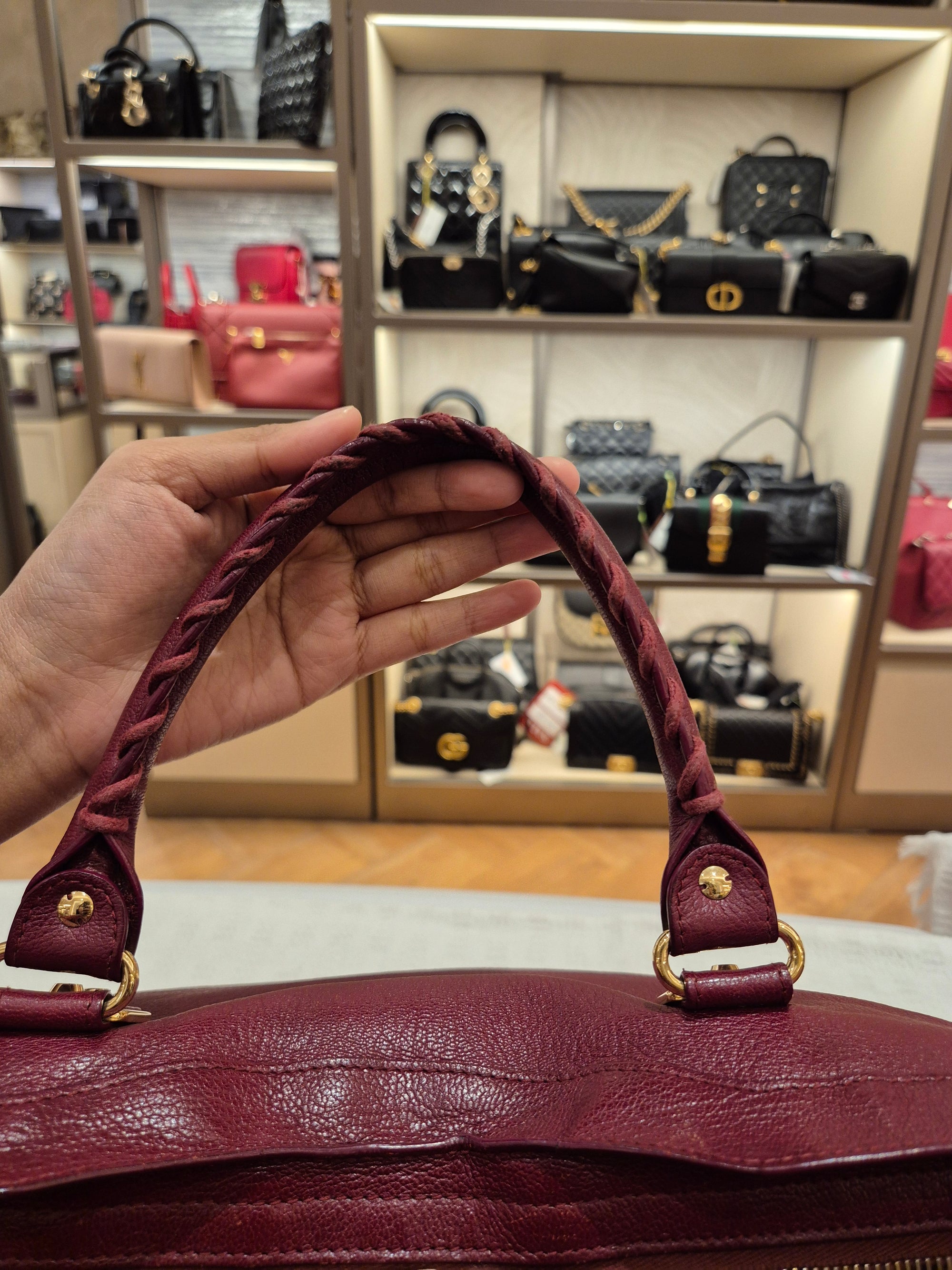 Balenciaga City Reguler Bordeaux