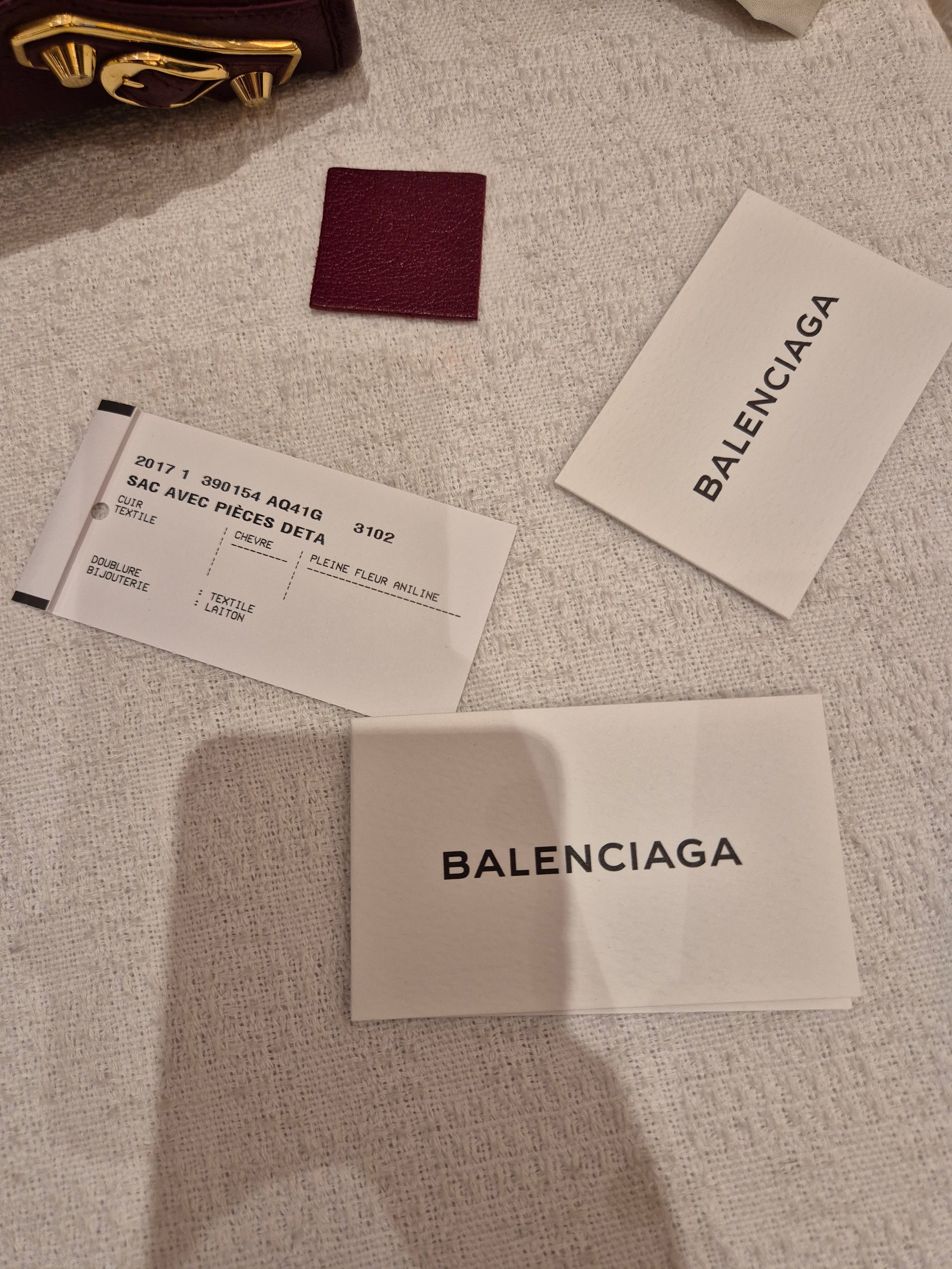 Balenciaga City Reguler Bordeaux
