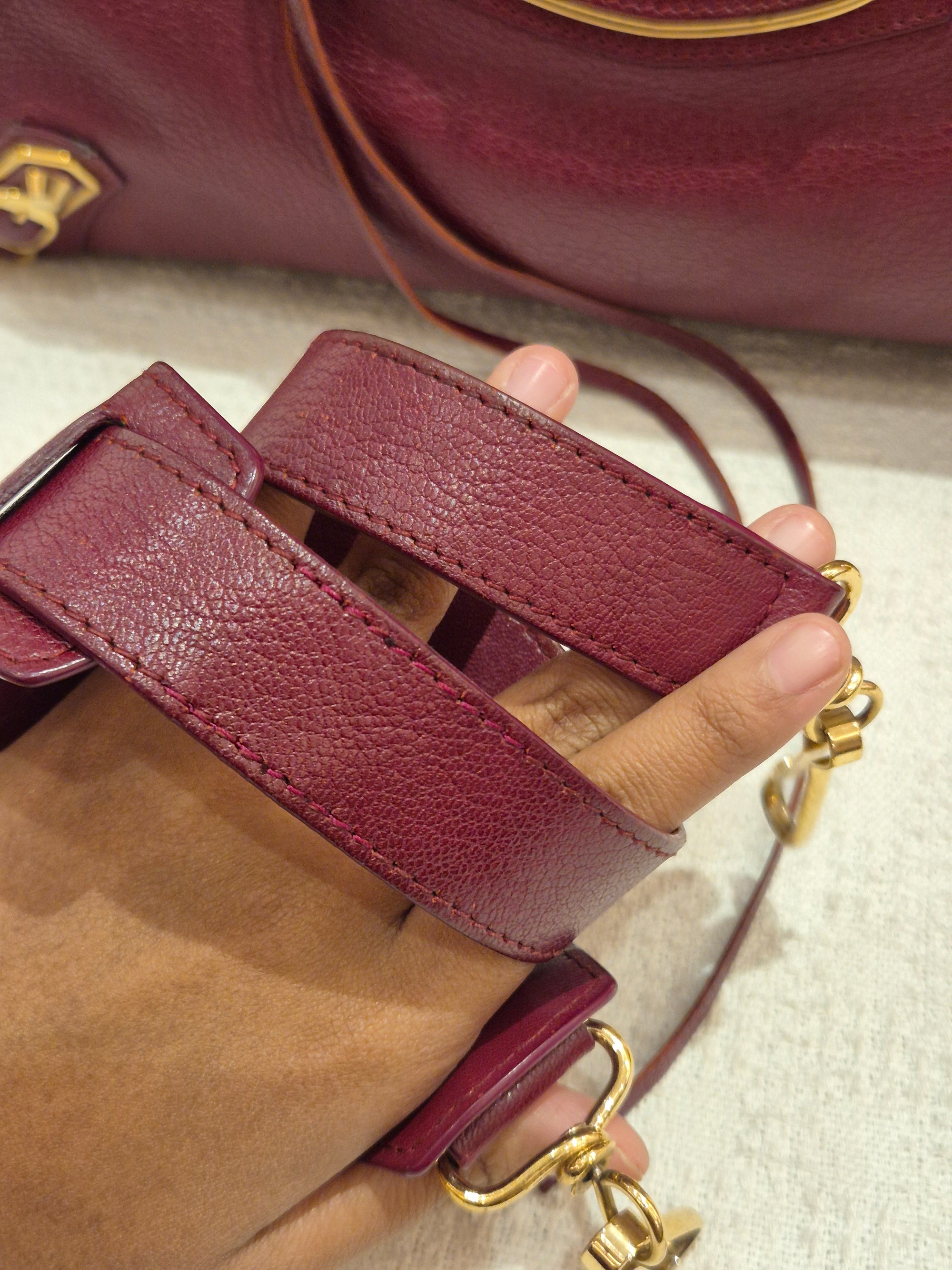 Balenciaga City Reguler Bordeaux