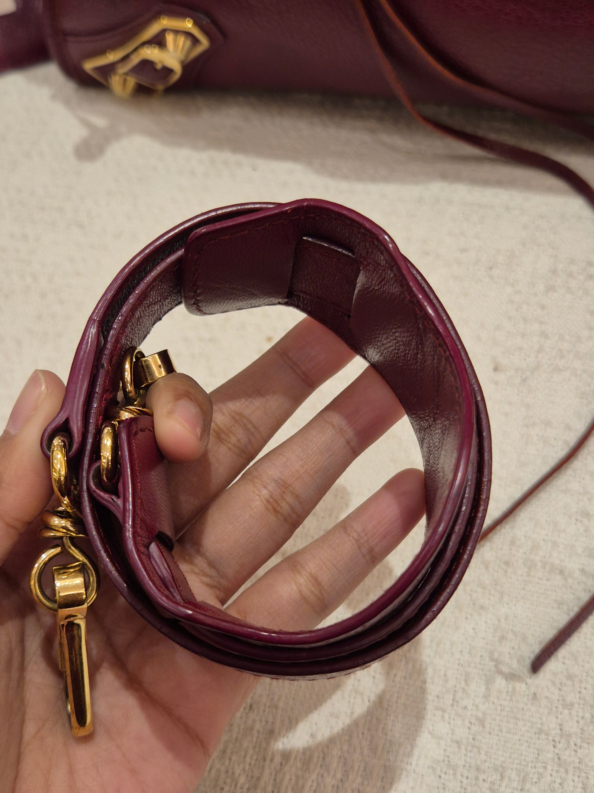 Balenciaga City Reguler Bordeaux
