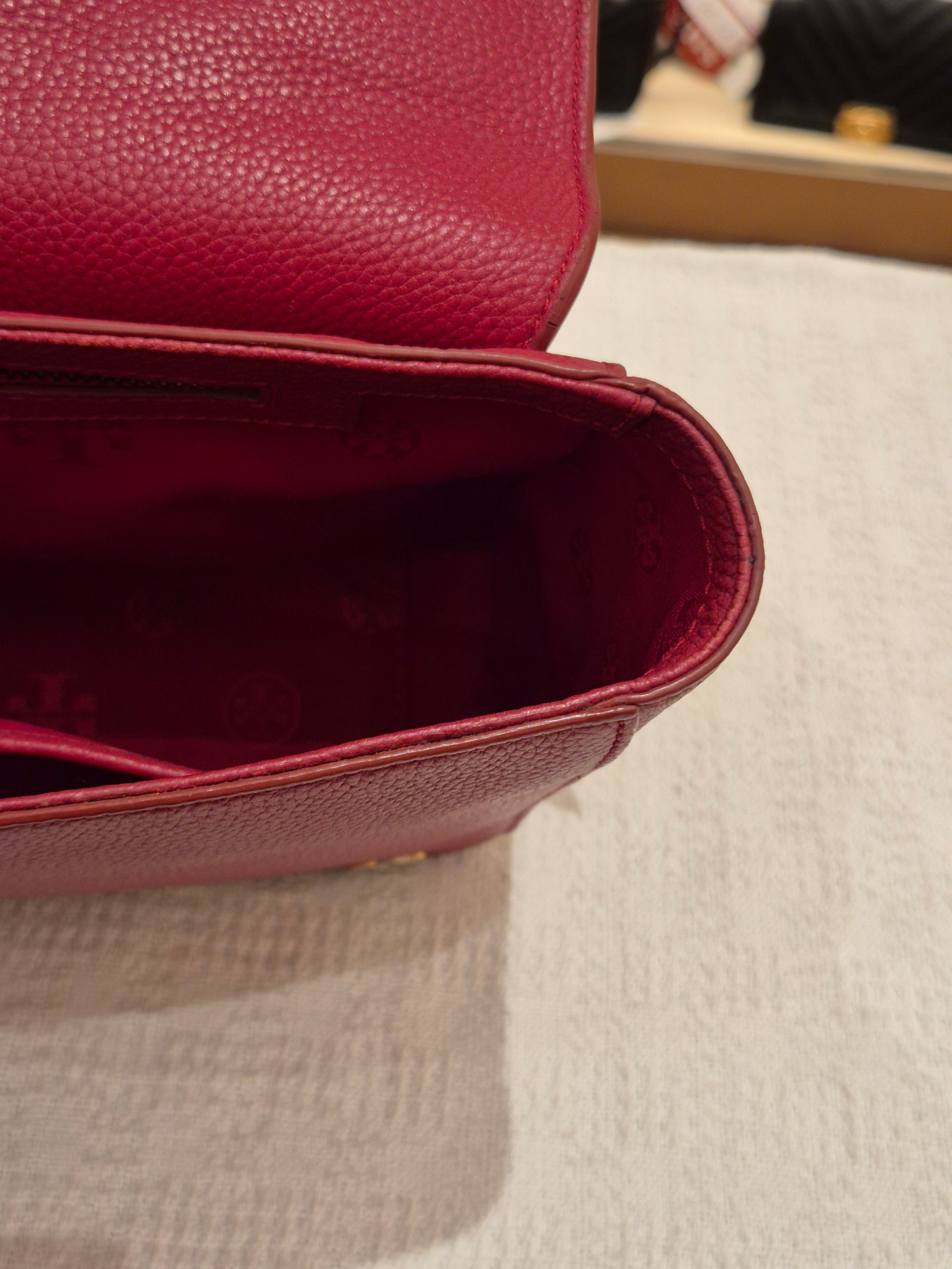 Tory Burch Britten Flap Red