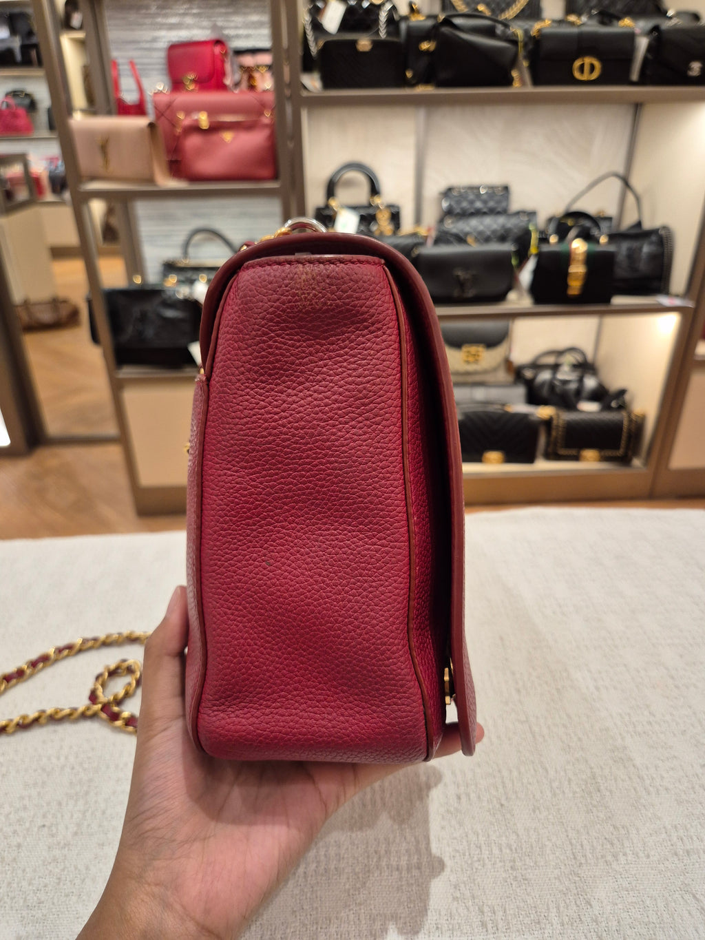 Tory Burch Britten Flap Red