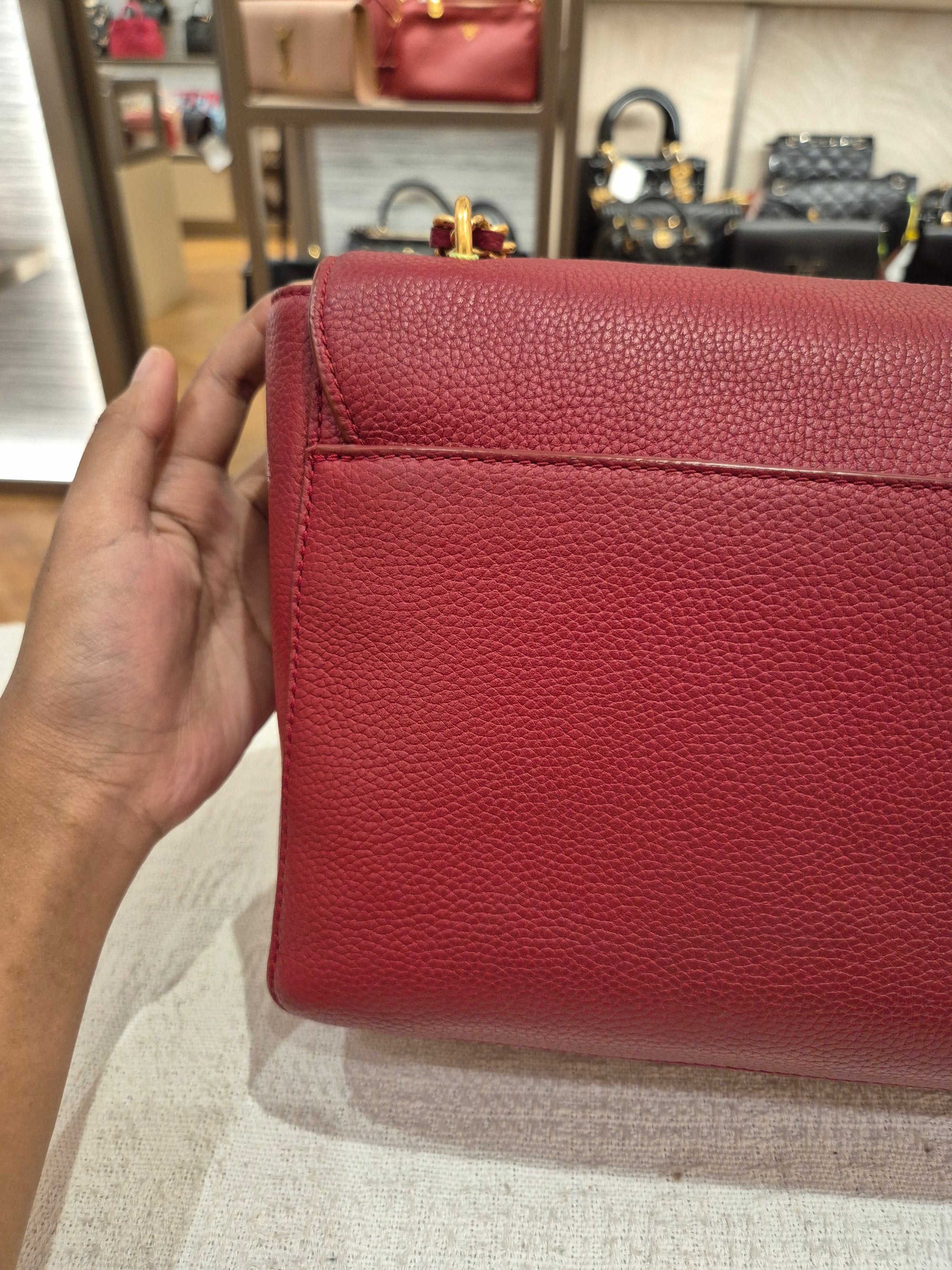 Tory Burch Britten Flap Red