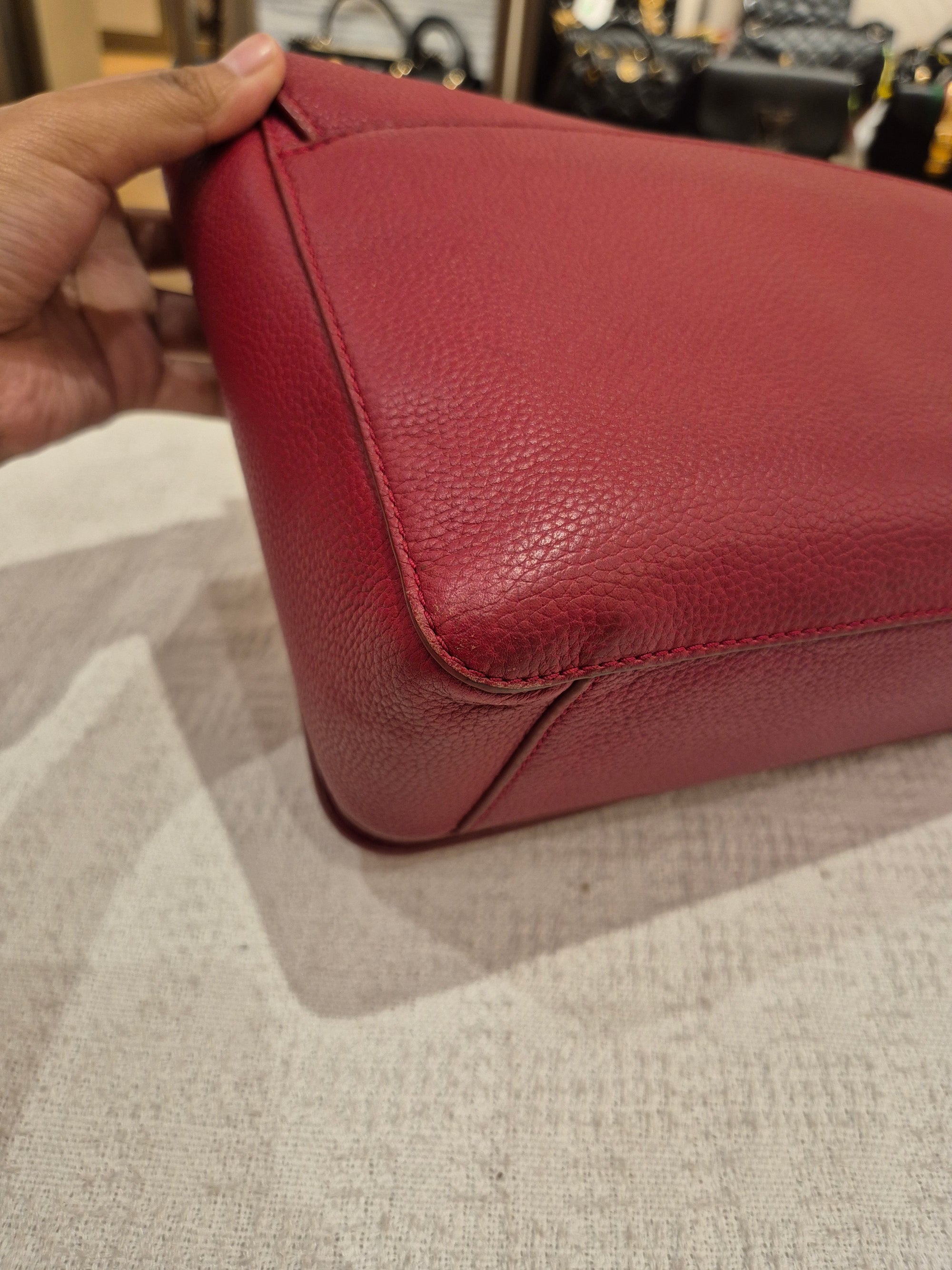 Tory Burch Britten Flap Red
