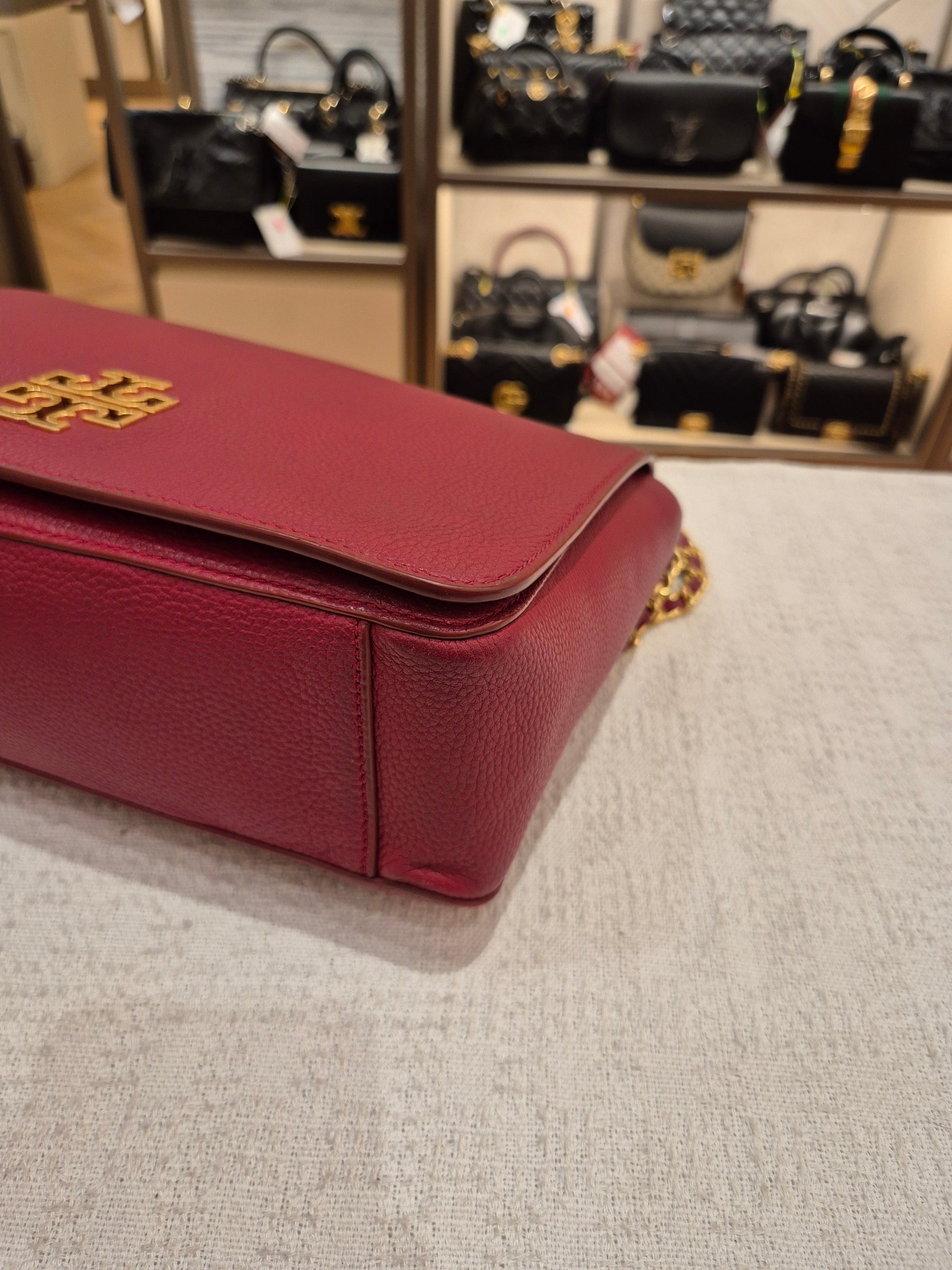Tory Burch Britten Flap Red