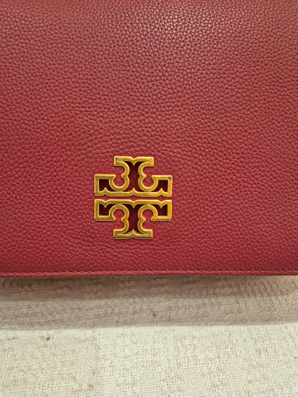 Tory Burch Britten Flap Red