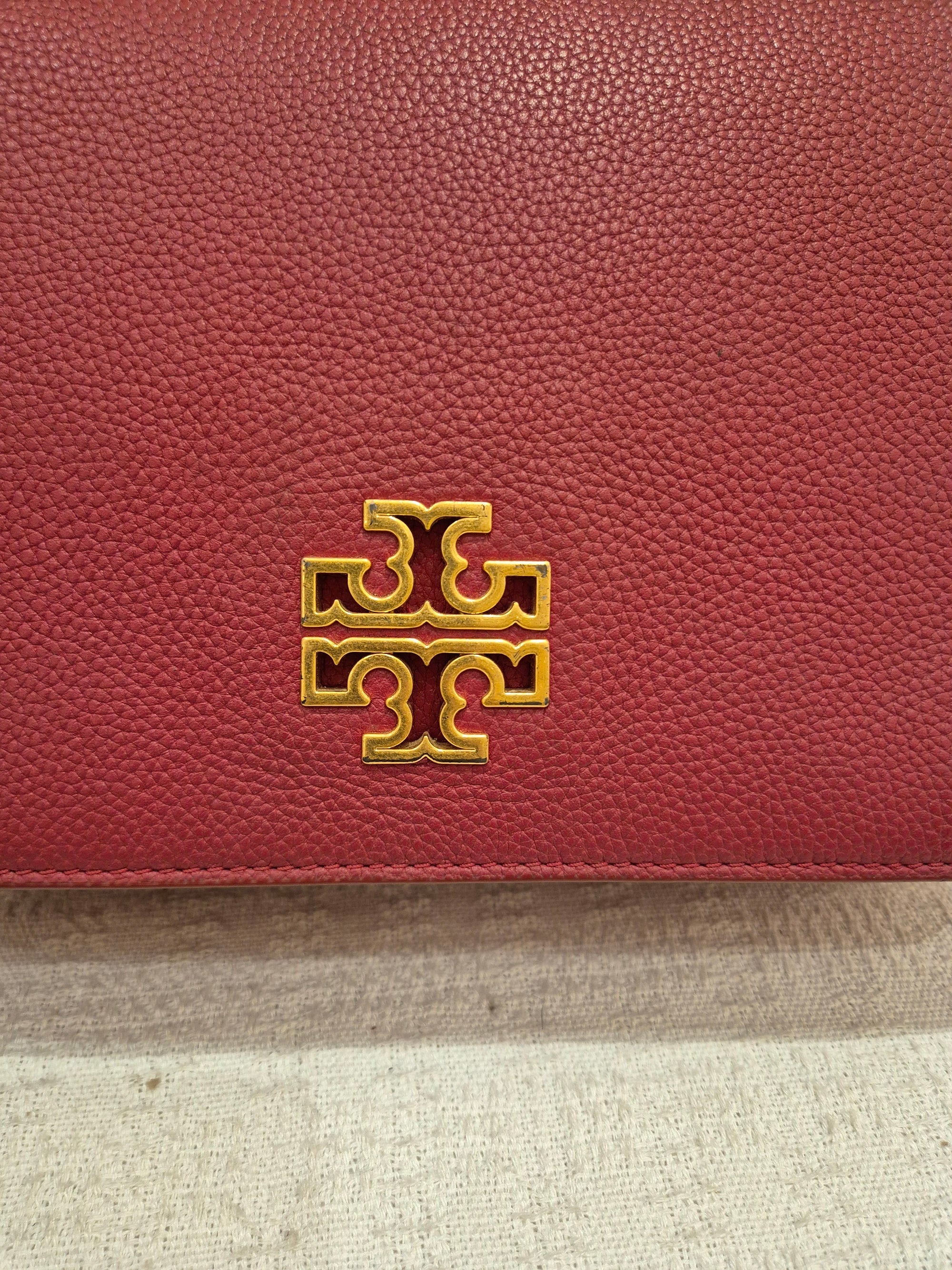 Tory Burch Britten Flap Red