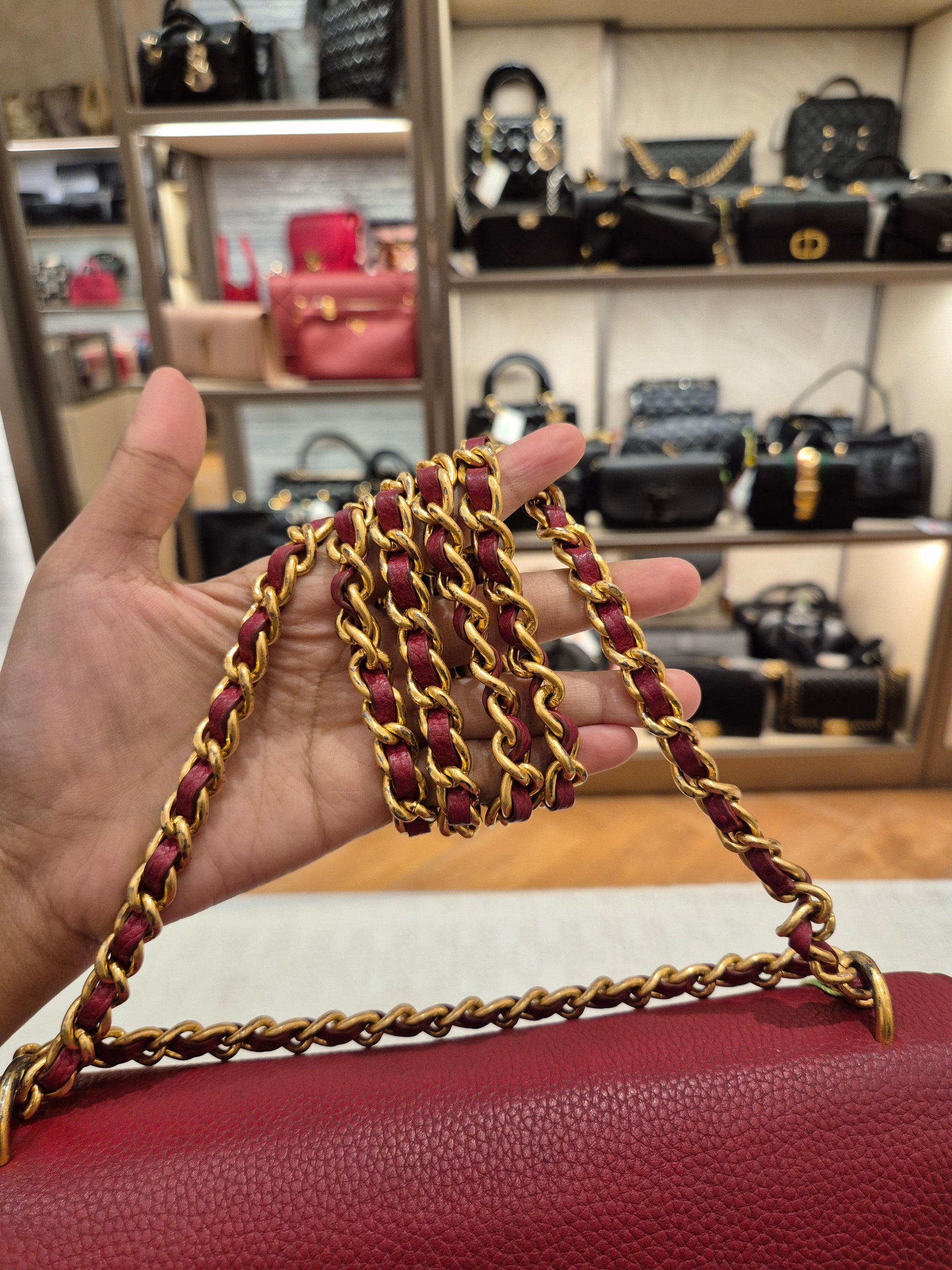 Tory Burch Britten Flap Red