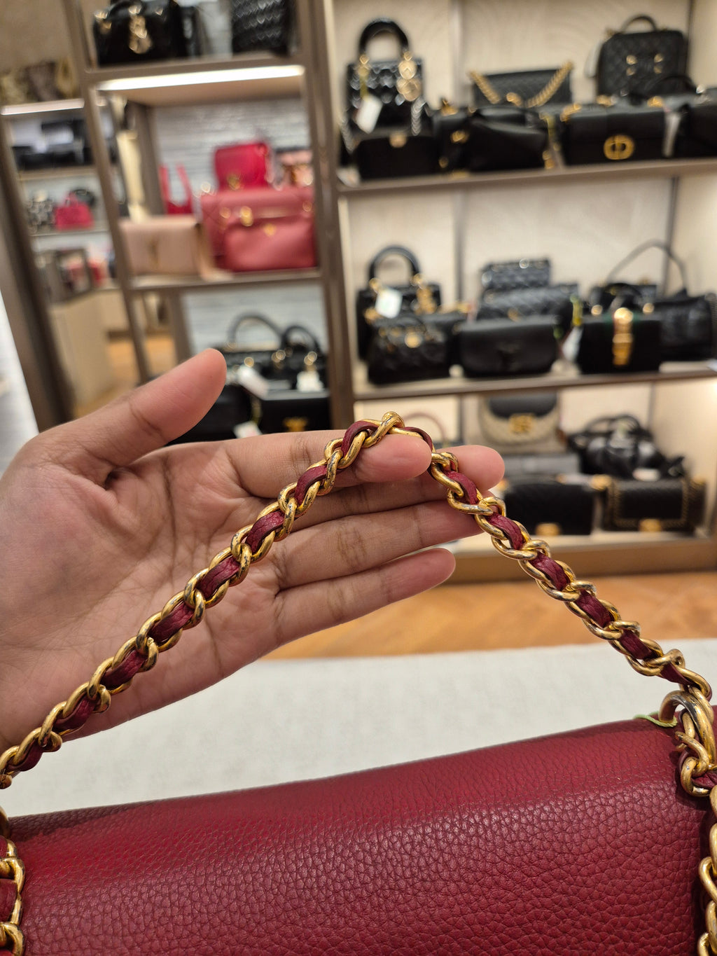 Tory Burch Britten Flap Red