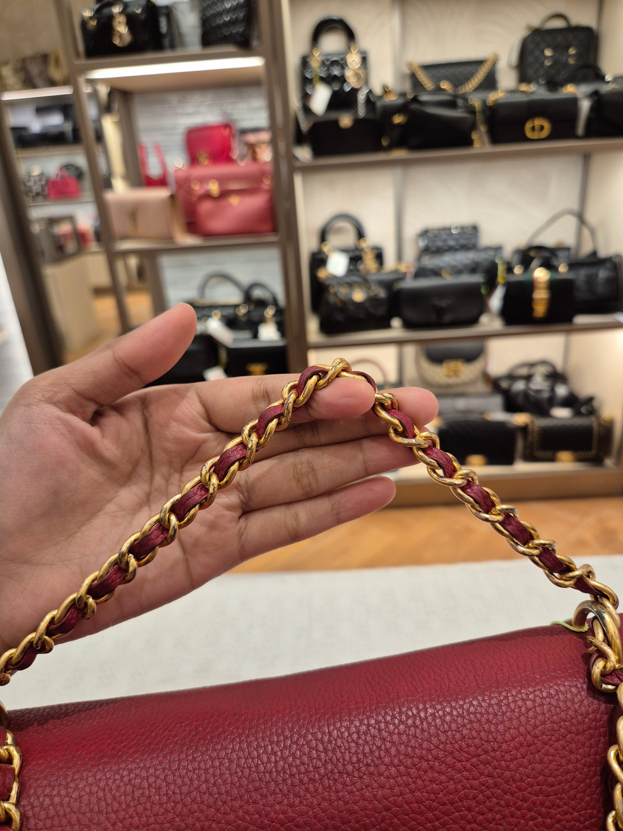 Tory Burch Britten Flap Red