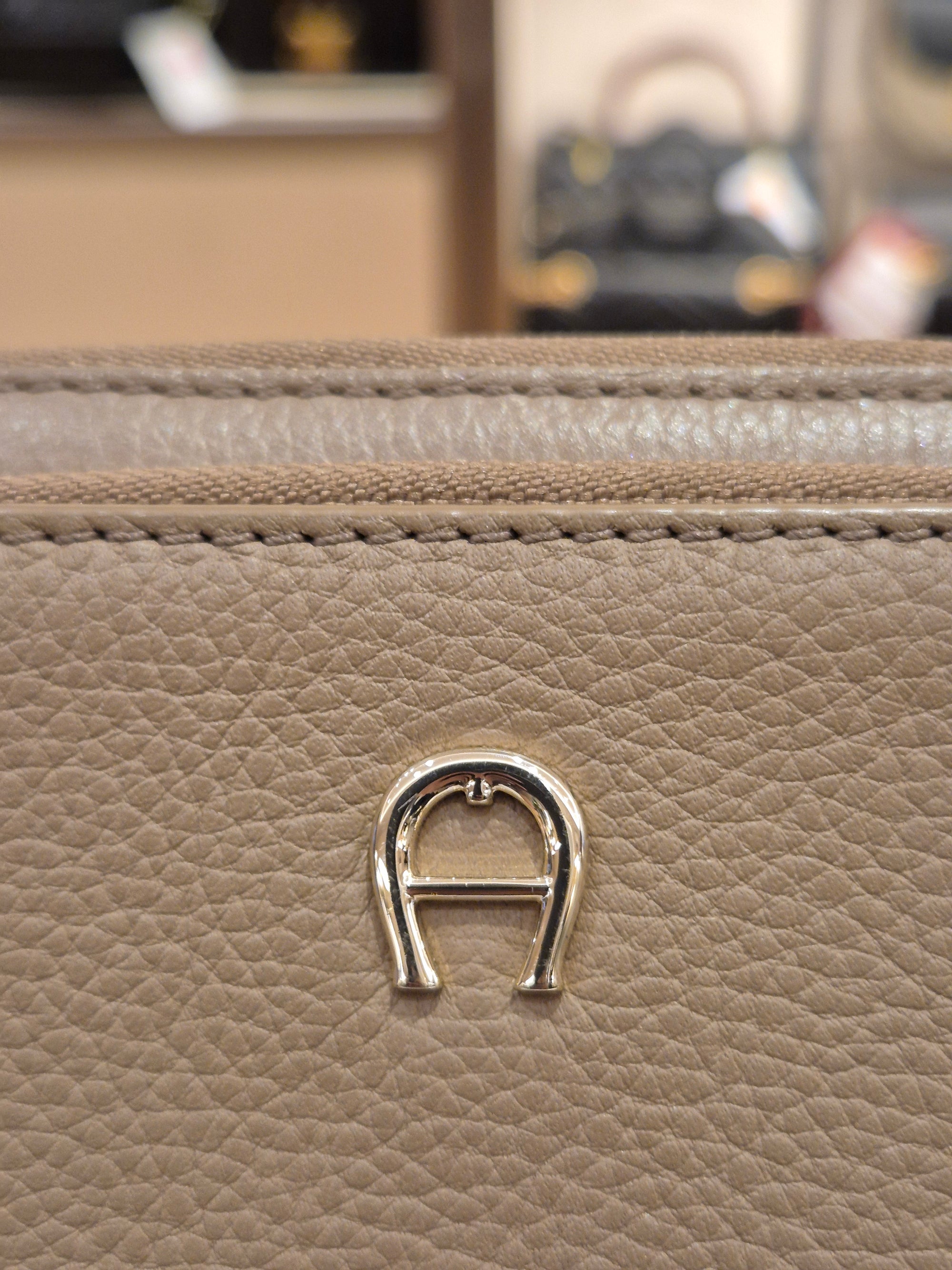 Aigner Zita Mini Camera Bag Taupe